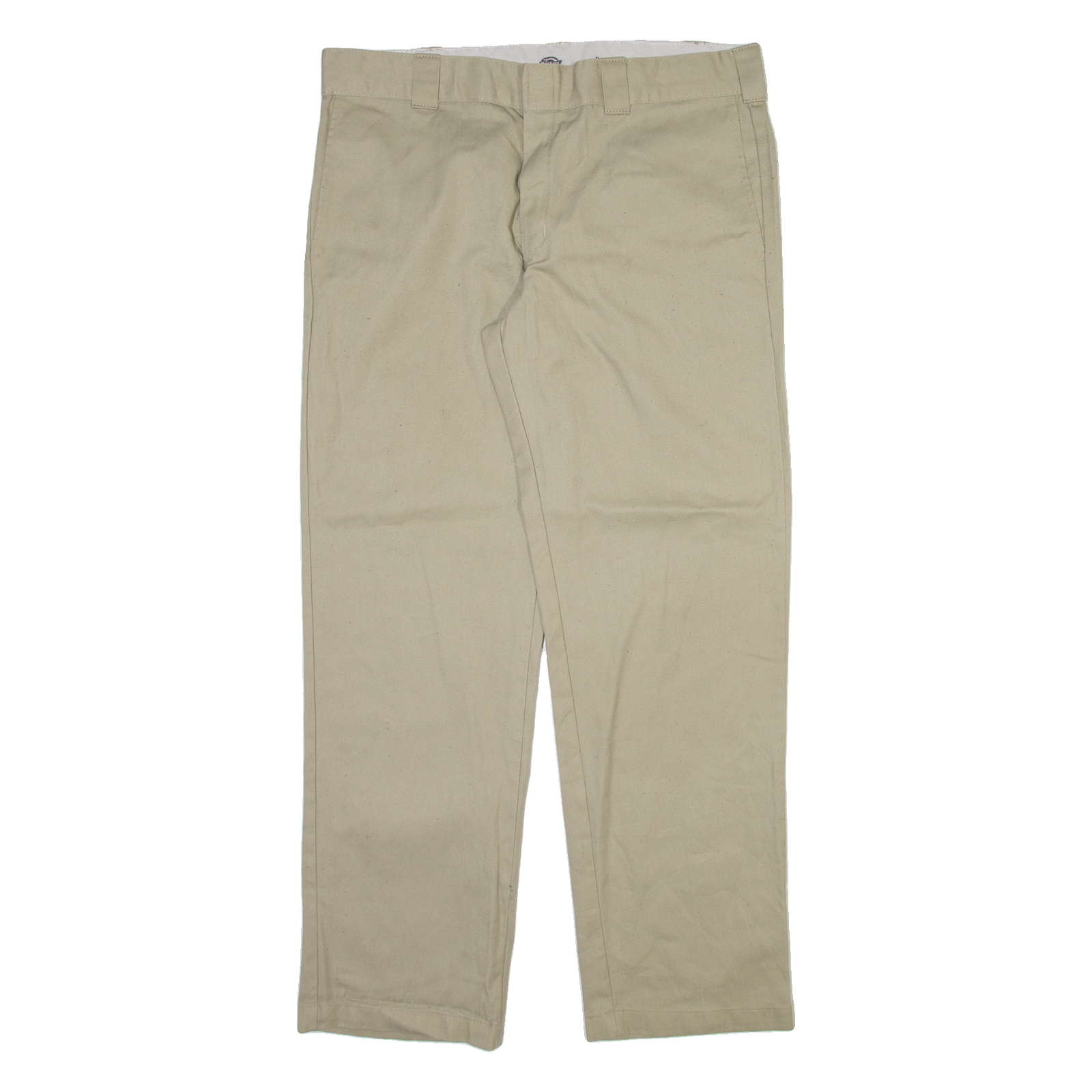 DICKIES Mens Trousers Beige Slim Straight W36 L31 Refurbished - N/A refurbished available on Cerqular