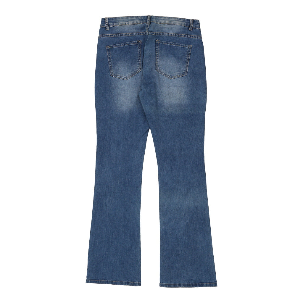 Ana&Lucy Boot Cut Jeans - 34W UK 14 Blue Cotton Refurbished - Thrifted (note: this is a term often used to describe second- refurbished available on Cerqular