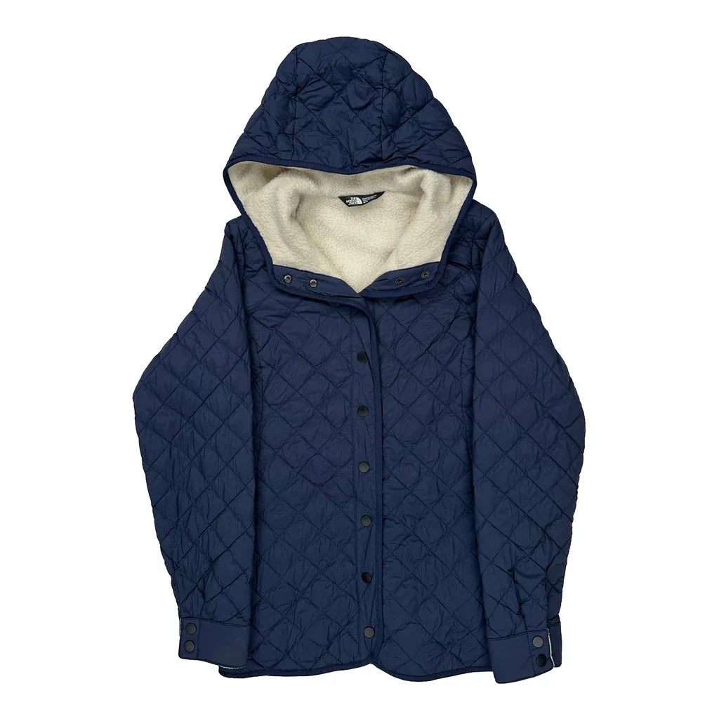 Buy The North Face Jacket - Medium Navy Polyester Refurbished - $49.57 The North Face Jacket - Medium Navy Polyester Refurbished - Thrifted (note: this is a term often used to describe second- refurbished available on Cerqular
