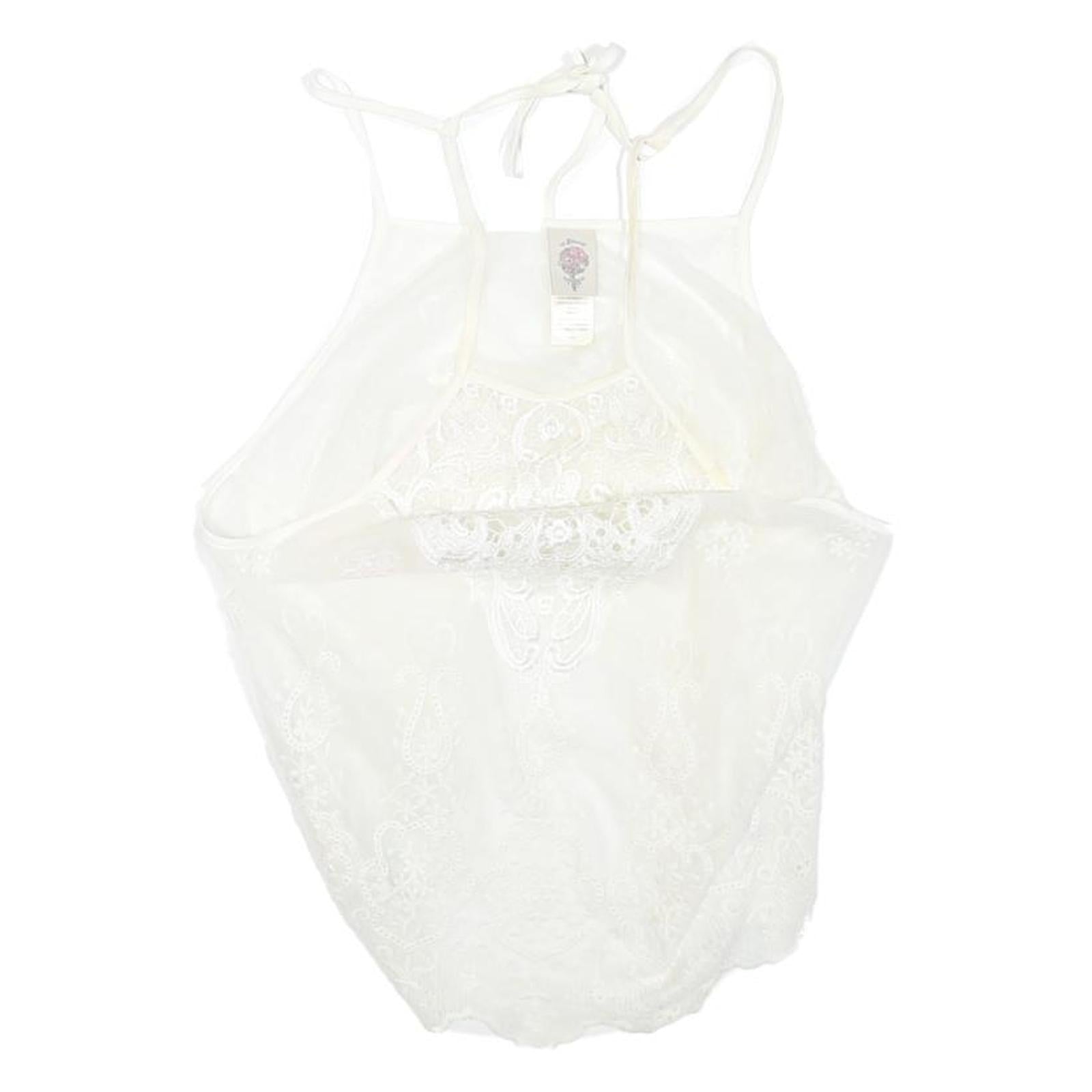 IN BLOOM Womens White Lace Sleeveless Camisole Top XL Summer Casual Refurbished - N/A refurbished available on Cerqular