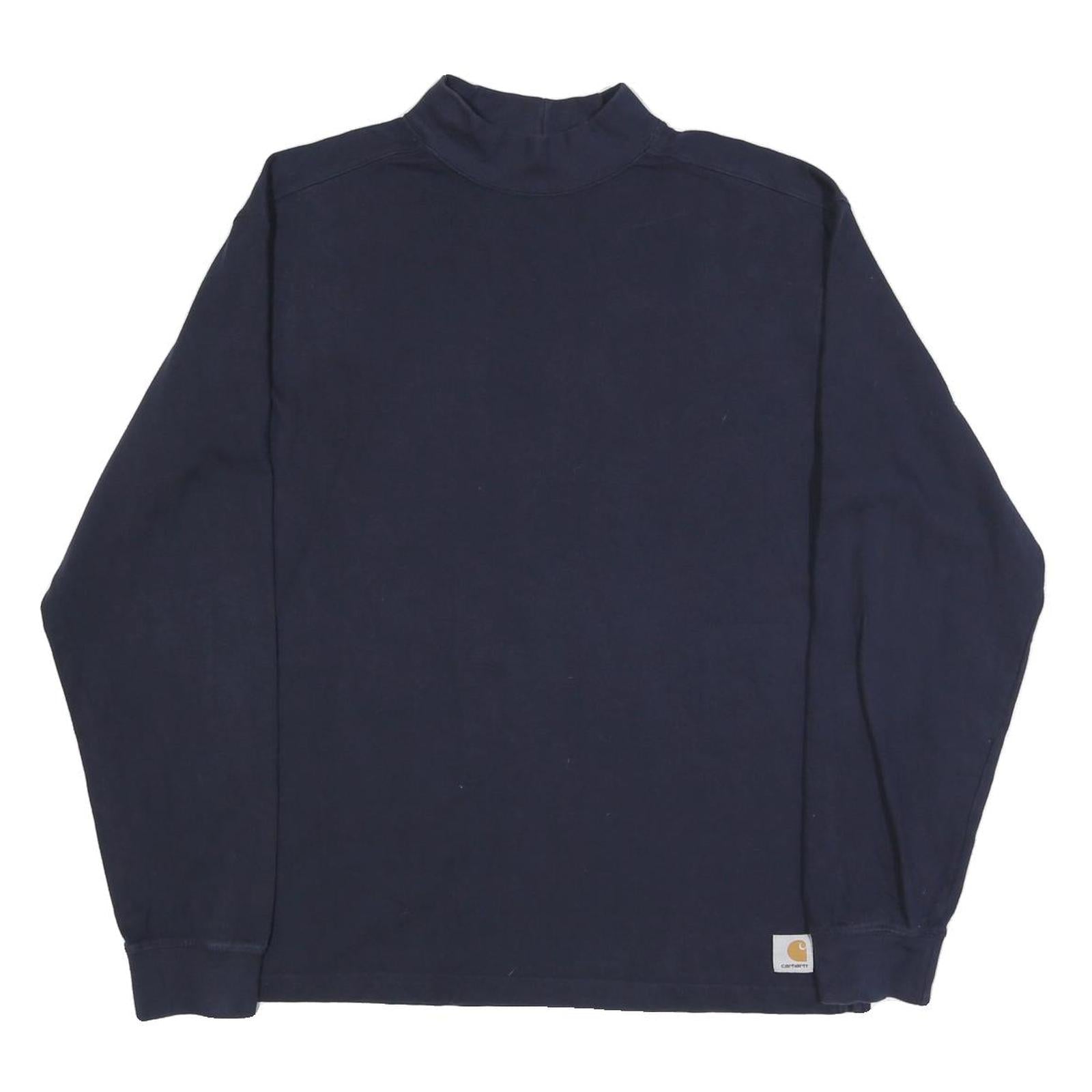 Buy CARHARTT Mens Navy Blue Long Sleeve Crew Neck T-Shirt L Cotton Blend Refurbished - $37.69 CARHARTT Mens Navy Blue Long Sleeve Crew Neck T-Shirt L Cotton Blend Refurbished - N/A refurbished available on Cerqular