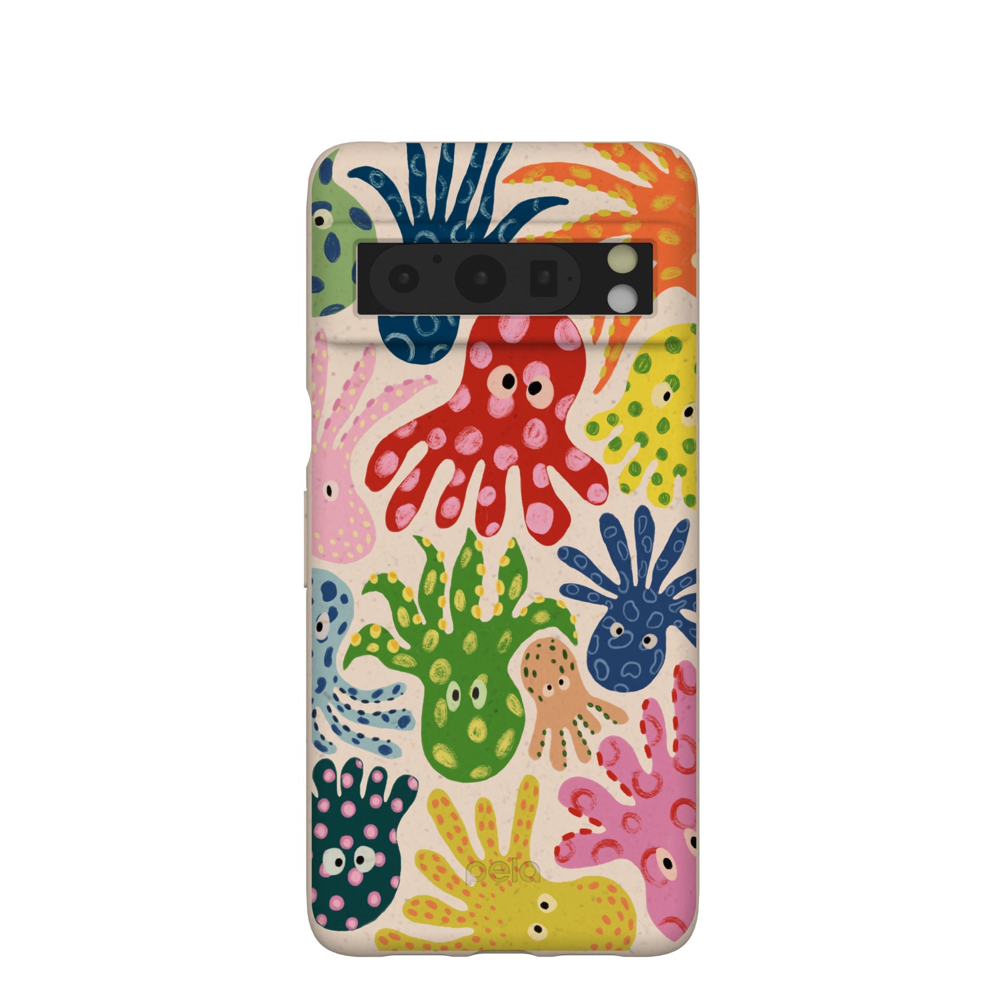 Seashell Octopi Google Pixel 8 Pro Case Refurbished - Pela Case refurbished available on Cerqular
