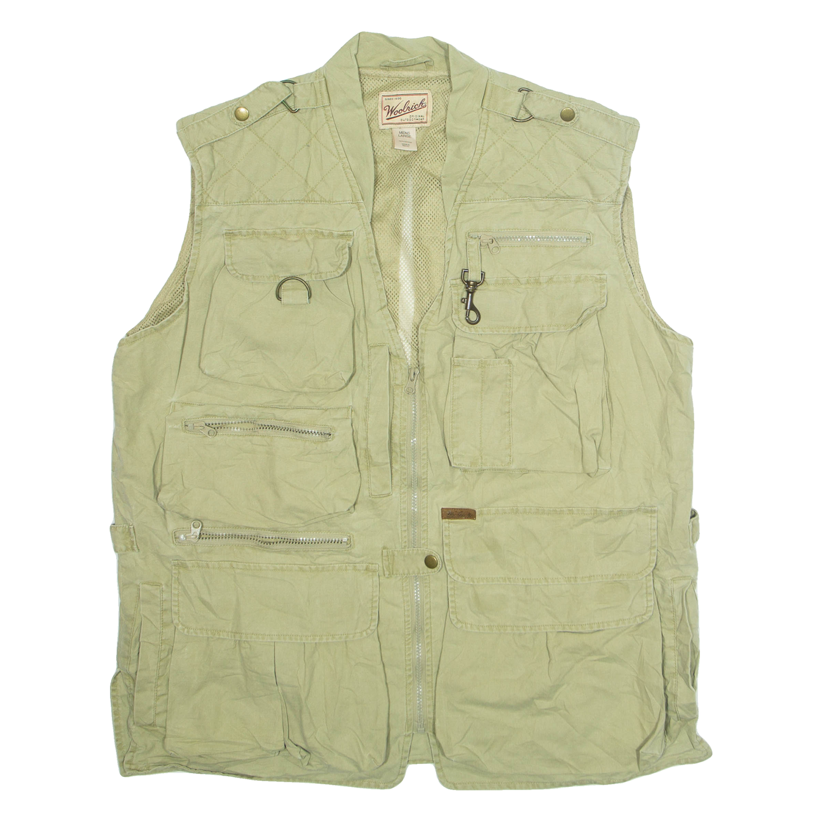 Buy WOOLRICH Mens Gilet Beige L Refurbished - $63.69 WOOLRICH Mens Gilet Beige L Refurbished - N/A refurbished available on Cerqular