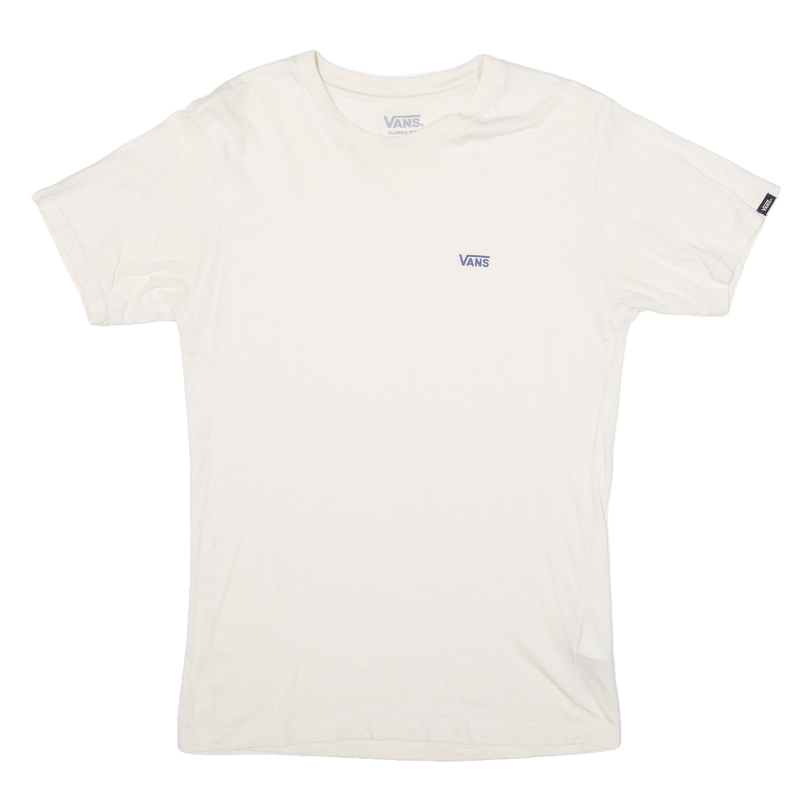 VANS Womens T-Shirt Cream S Refurbished - N/A refurbished available on Cerqular
