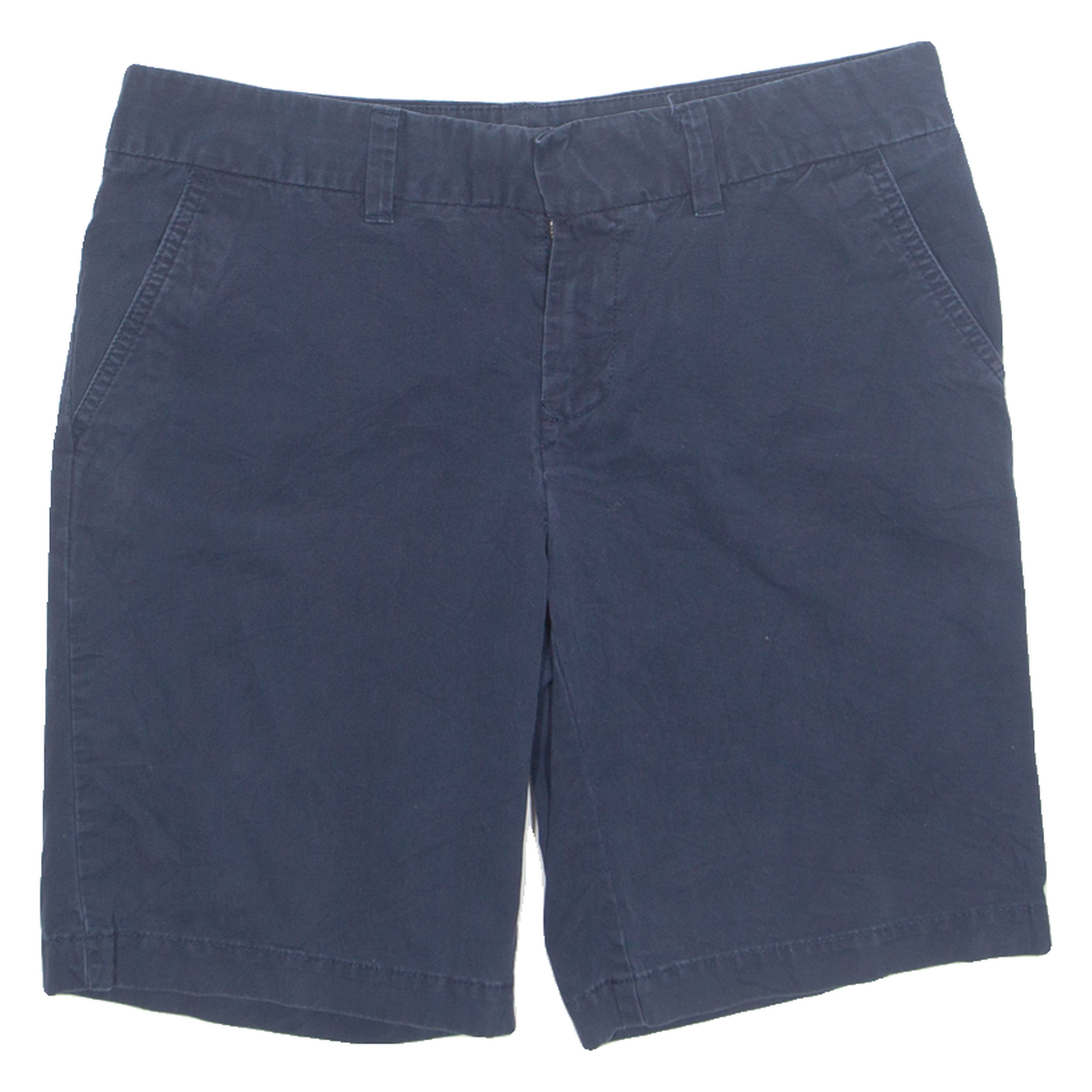 TOMMY HILFIGER Womens Chino Shorts Blue UK 10 W31 Refurbished - N/A refurbished available on Cerqular