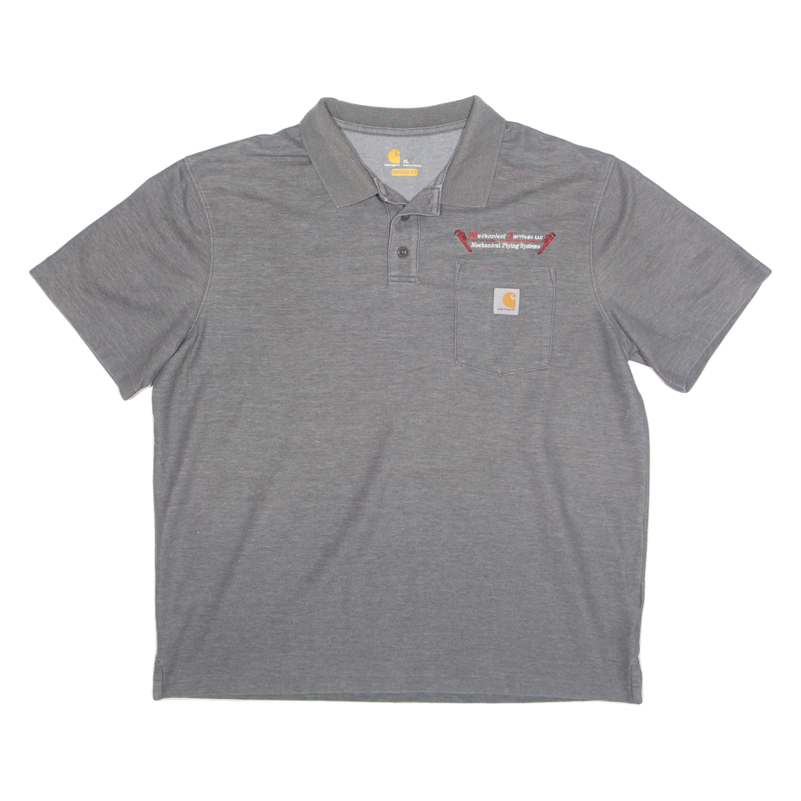 CARHARTT Workwear Mens Polo Shirt Grey XL Refurbished - N/A refurbished available on Cerqular