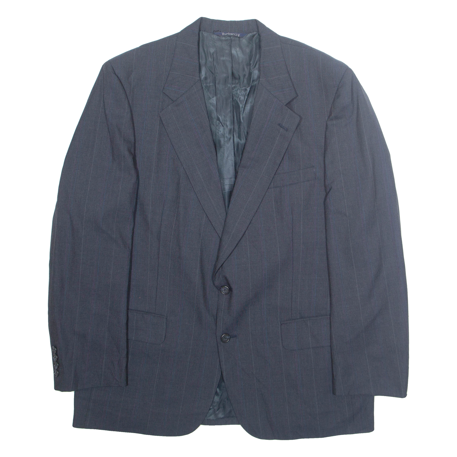 BURBERRY Mens Blazer Jacket Blue XL Refurbished - N/A refurbished available on Cerqular