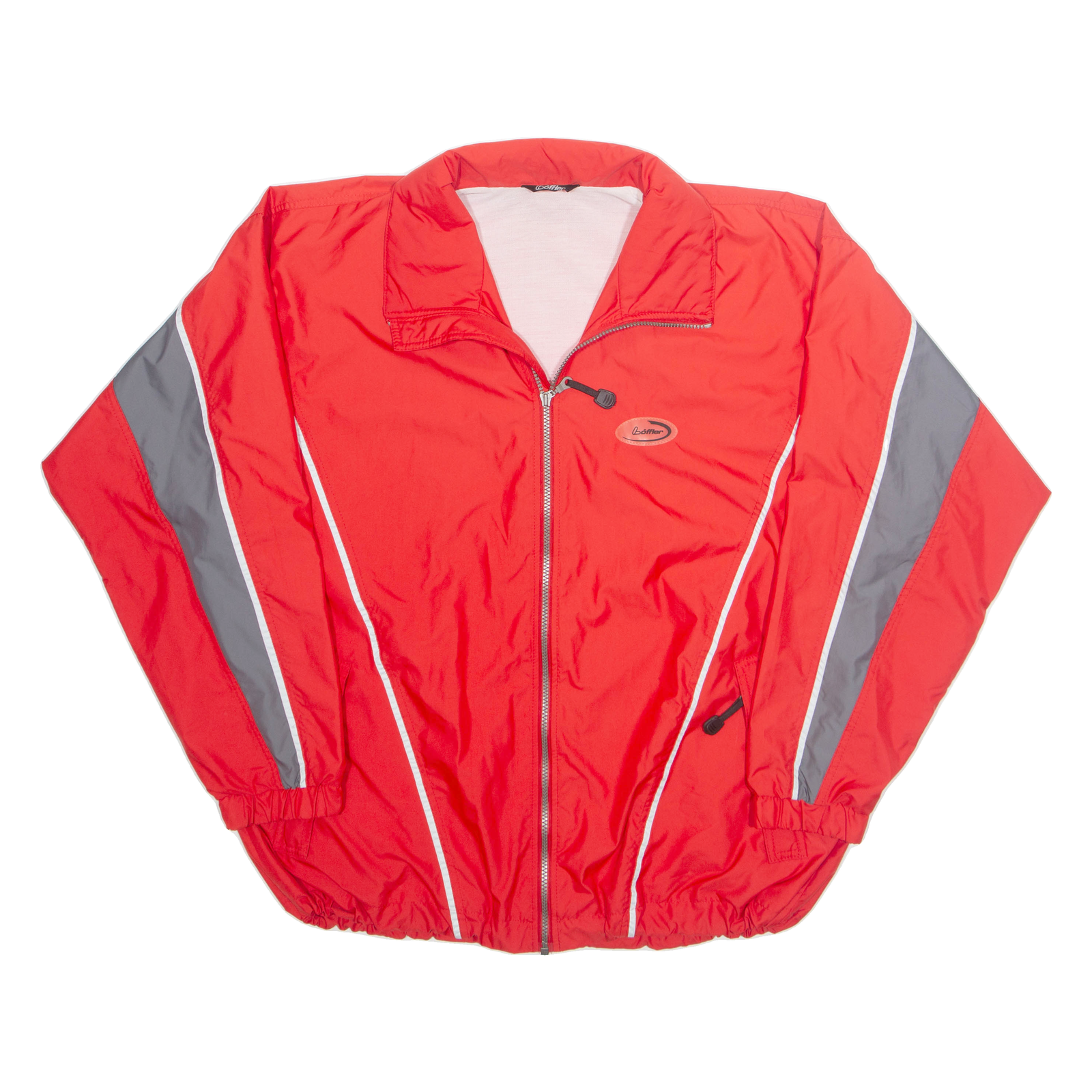BOFFLER Mens Jacket Red Nylon L Refurbished - N/A refurbished available on Cerqular