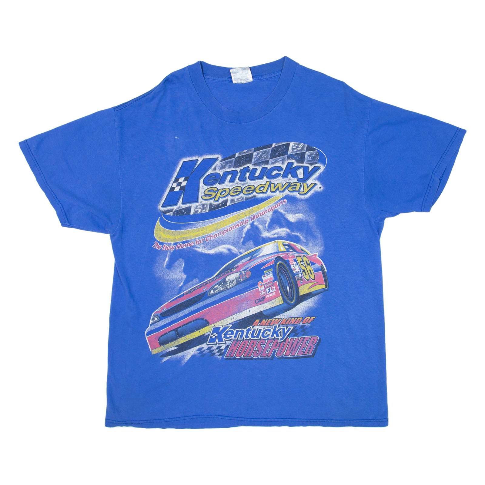 Buy HANES Kentucky Speedway Mens T-Shirt Blue USA L Refurbished - $23.39 HANES Kentucky Speedway Mens T-Shirt Blue USA L Refurbished - N/A refurbished available on Cerqular