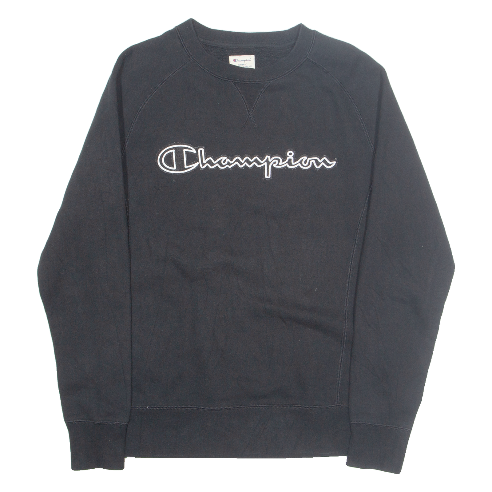 CHAMPION REVERSE WEAVE Petit Womens Sweatshirt Black S Refurbished - N/A refurbished available on Cerqular