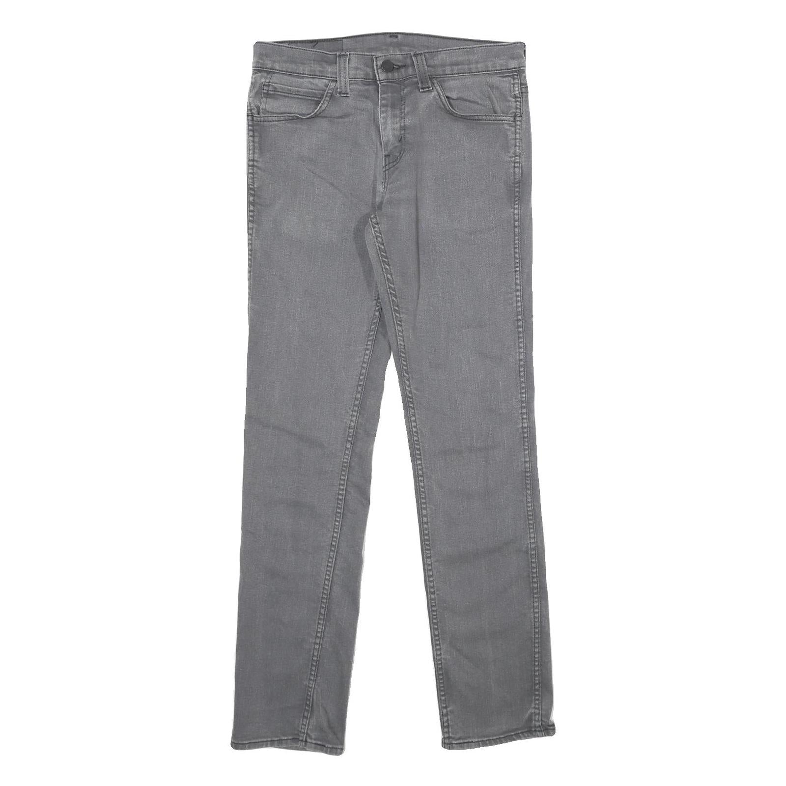 LEVI'S 511 Slim Mens Jeans Grey Cotton Blend Slim Skinny Denim W29 L32 Stretch Refurbished - N/A refurbished available on Cerqular