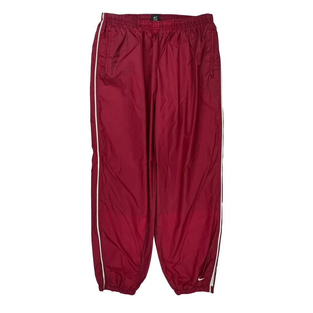 Team Nike Tracksuit - 2XL Red Polyester Refurbished - Thrifted (note: this is a term often used to describe second- refurbished available on Cerqular
