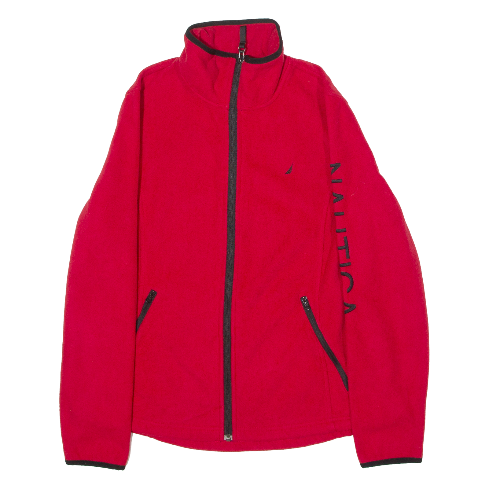NAUTICA Womens Fleece Jacket Red M Refurbished - N/A refurbished available on Cerqular