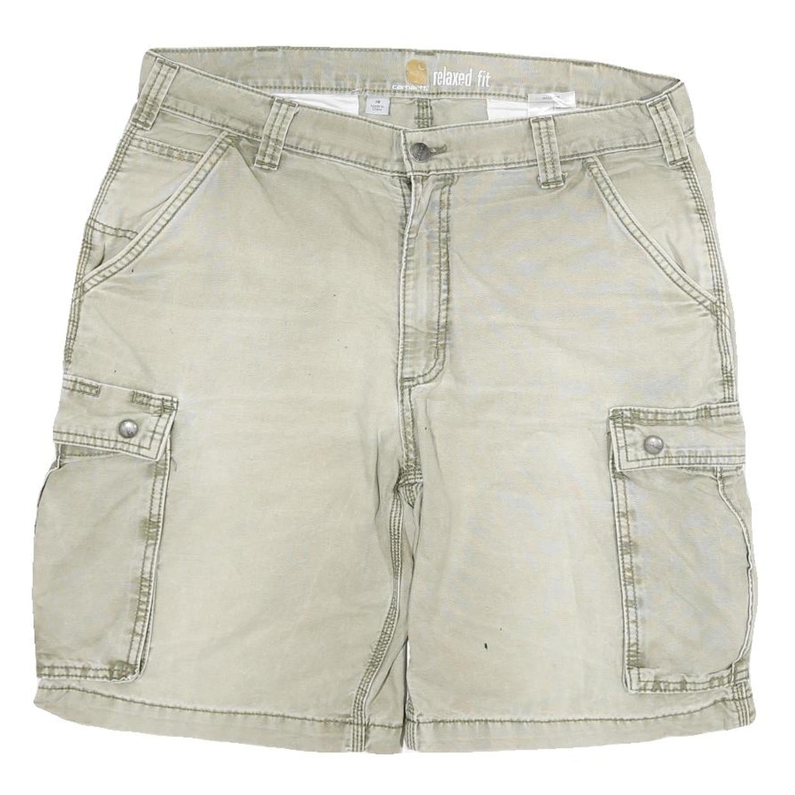 Buy CARHARTT Mens Shorts Beige Cargo Relaxed Fit 2XL W36 Cotton Blend Casual Refurbished - $36.39 CARHARTT Mens Shorts Beige Cargo Relaxed Fit 2XL W36 Cotton Blend Casual Refurbished - N/A refurbished available on Cerqular