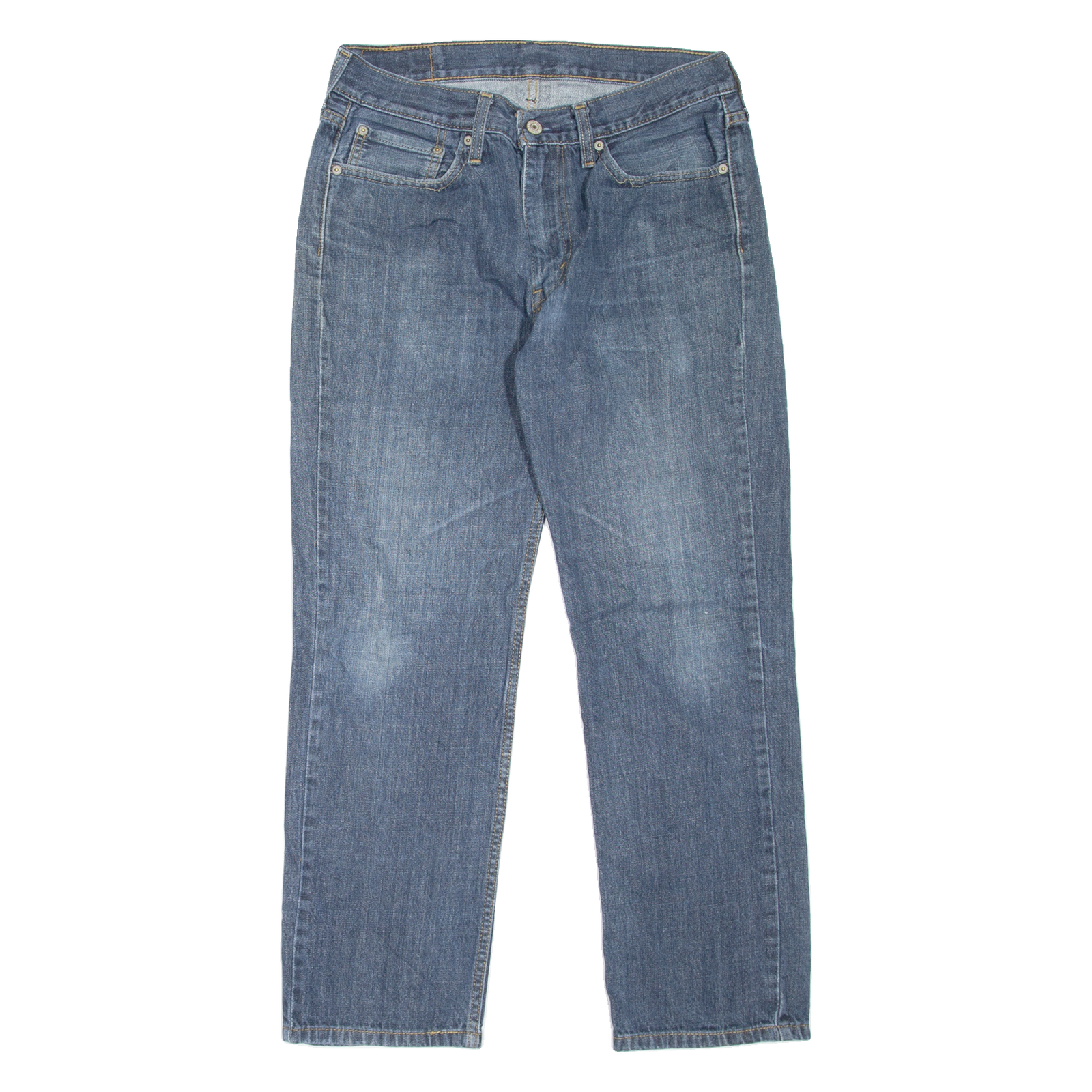 LEVI'S 514 Jeans Mens Blue Slim Straight Stone Wash W33 L30 Refurbished - N/A refurbished available on Cerqular