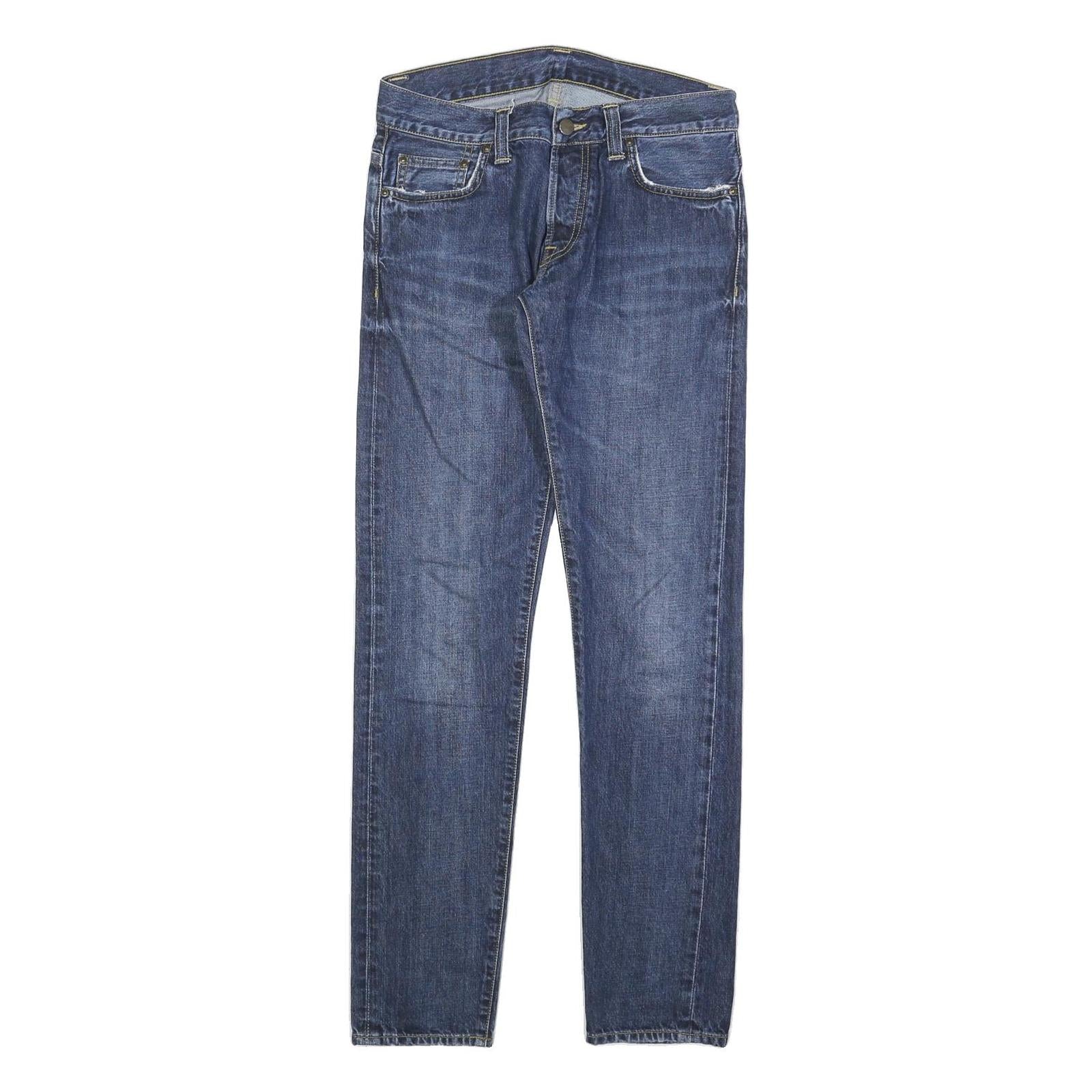 CARHARTT Mens Jeans Blue Slim Straight Denim Medium W27 L32 Classic Cotton Refurbished - N/A refurbished available on Cerqular