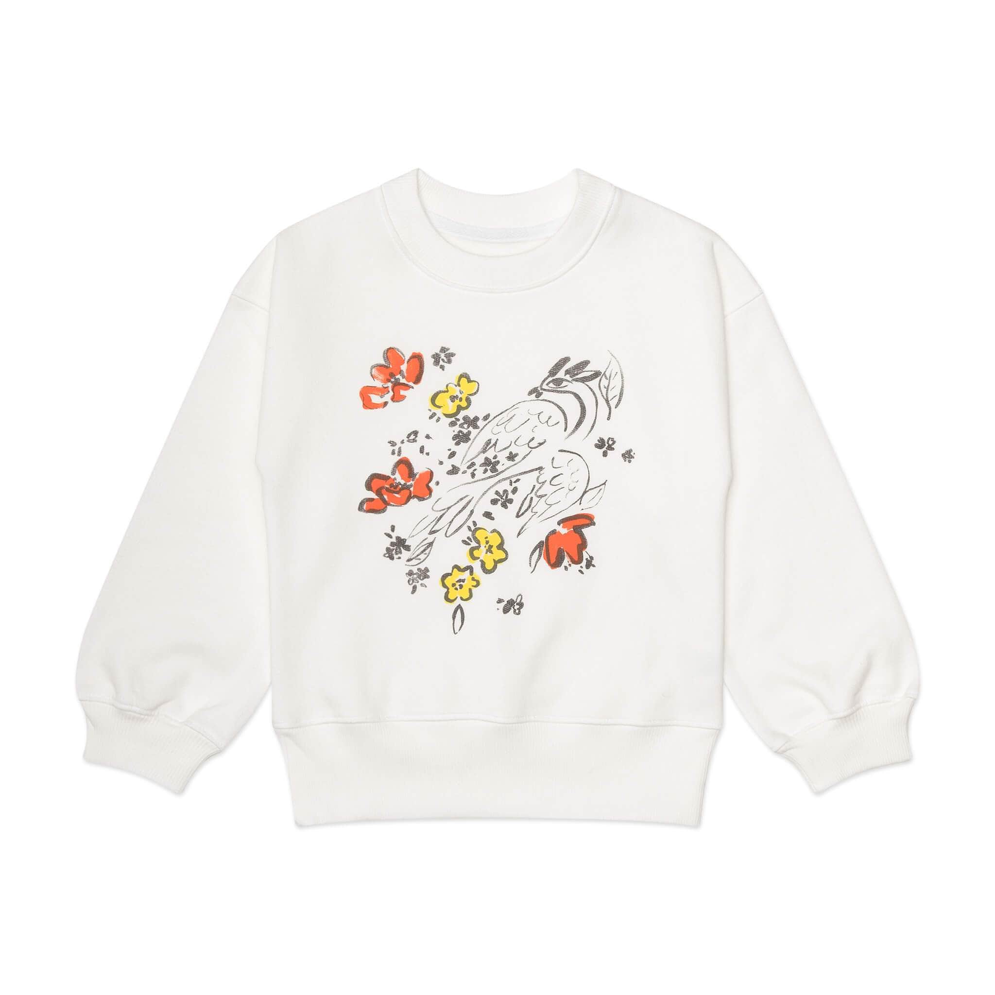 Abstract Art-Inspired Fleece Sweatshirt | Size: 6-7 Refurbished - Firebird Kids refurbished available on Cerqular