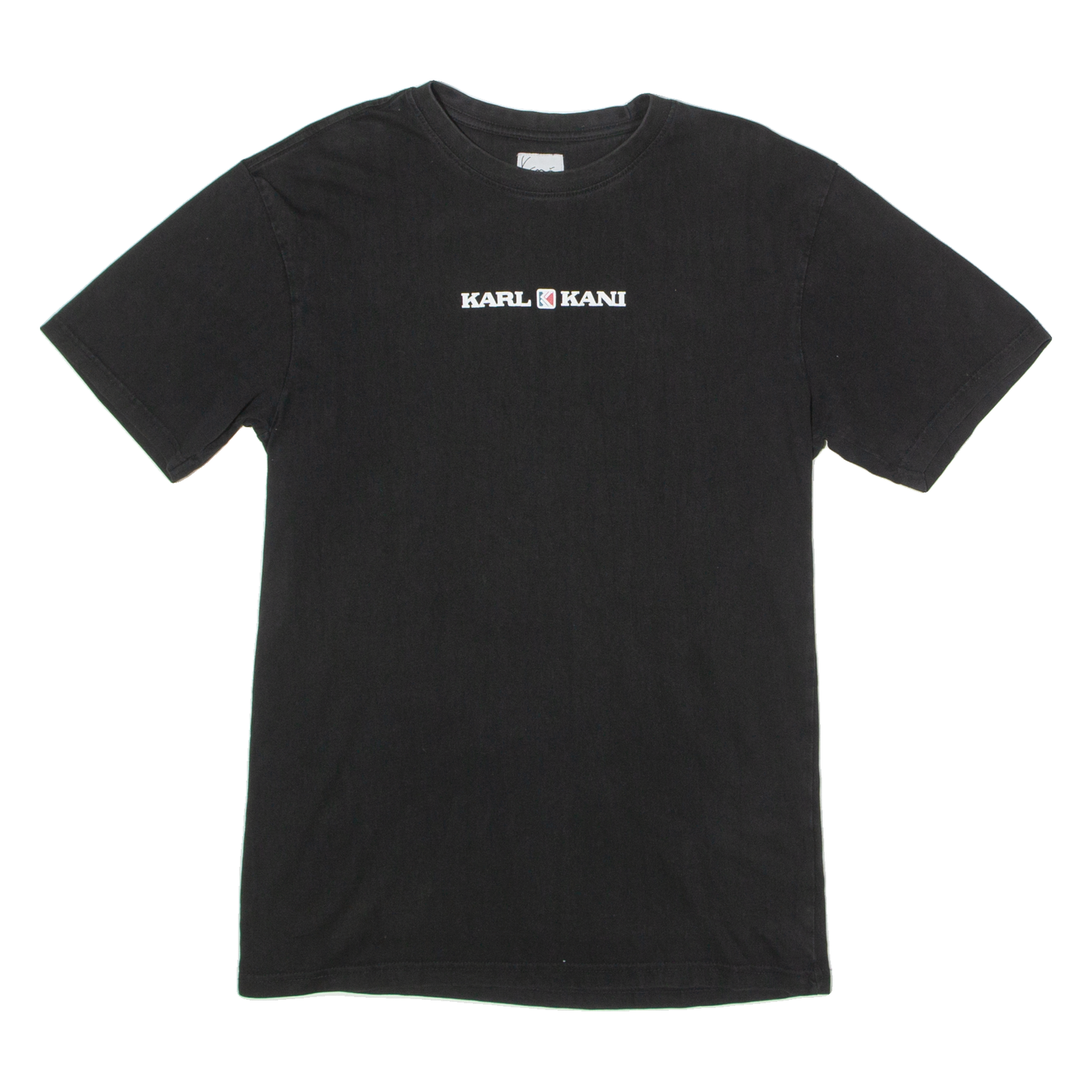 KARL KANI Mens T-Shirt Black Crew Neck S Refurbished - N/A refurbished available on Cerqular