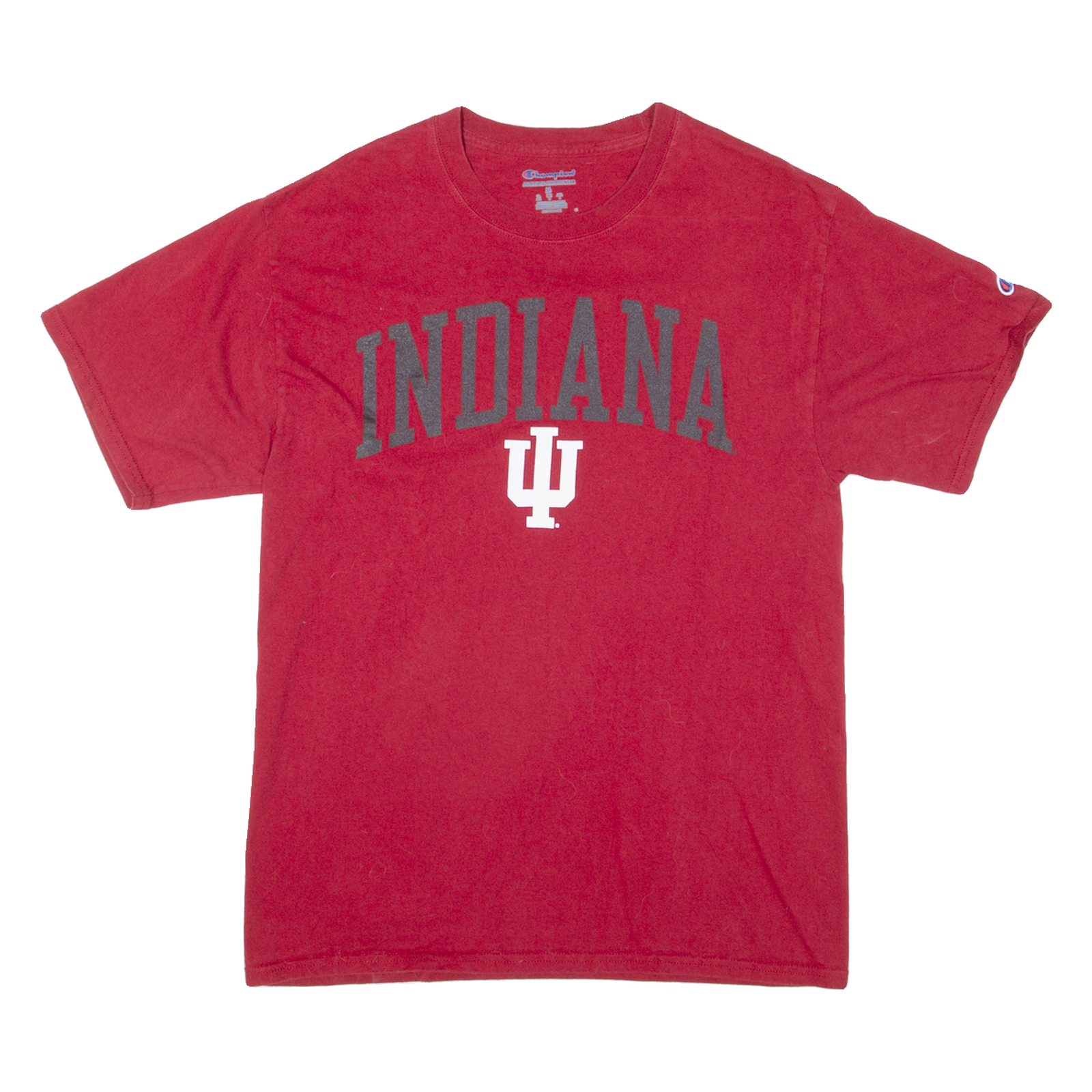 CHAMPION Indiana Mens T-Shirt Red USA M Refurbished - N/A refurbished available on Cerqular