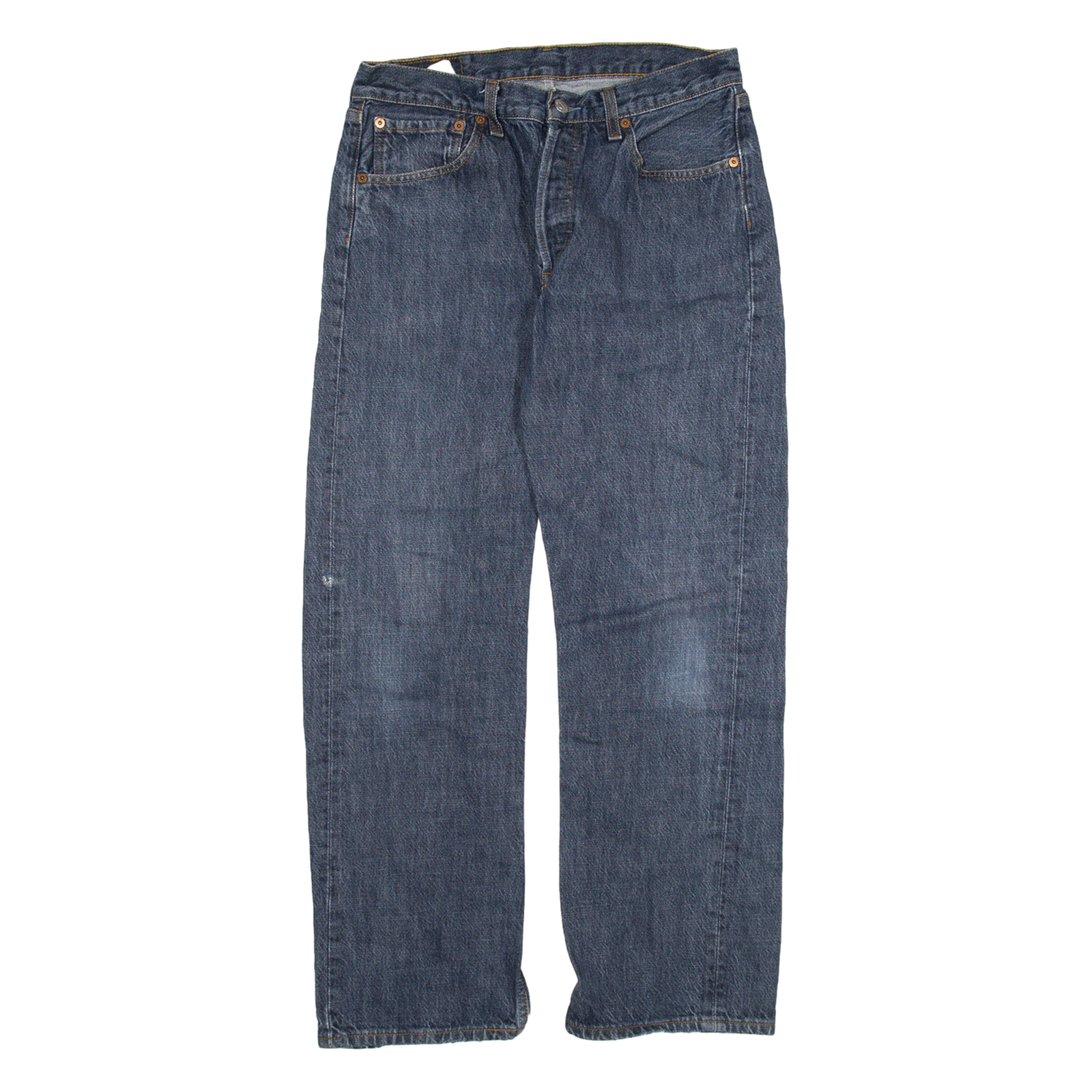 LEVI'S 501 Jeans Mens Blue Regular Straight W32 L30 Refurbished - N/A refurbished available on Cerqular