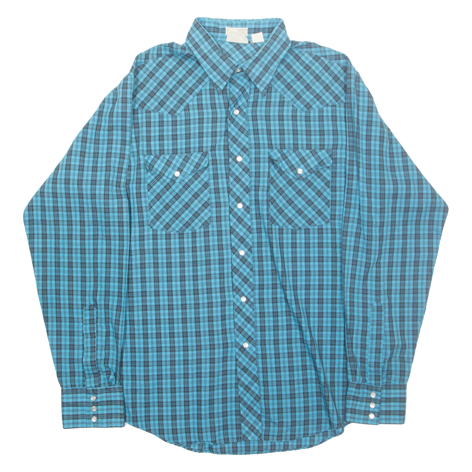 LEE Mens Shirt Blue Check Long Sleeve L Refurbished - N/A refurbished available on Cerqular