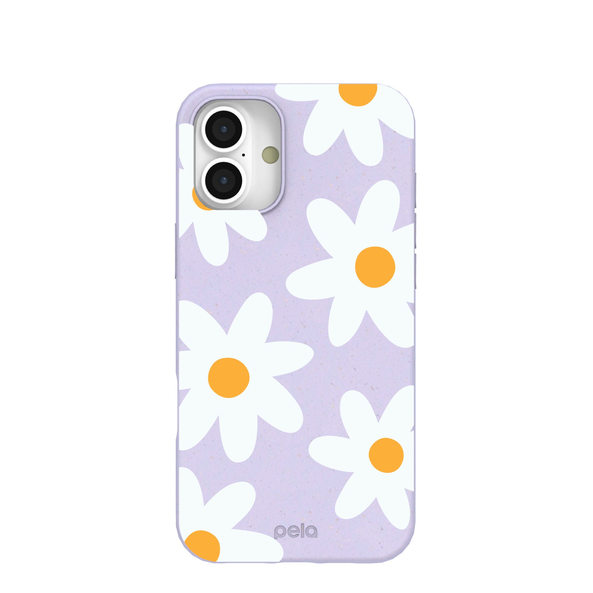 Lavender Daisy iPhone 16 Plus Case Refurbished - Pela Case refurbished available on Cerqular