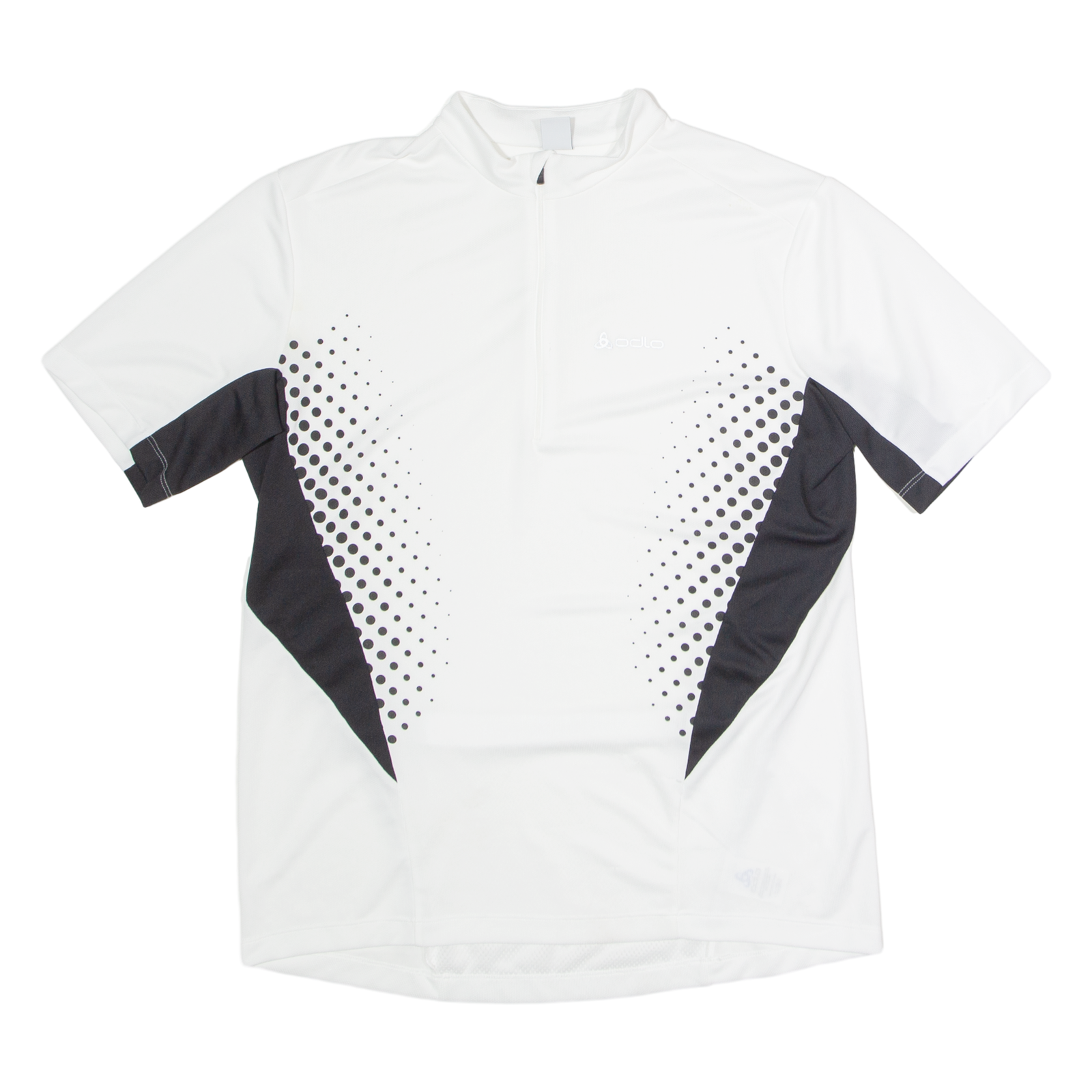 ODLO Cycling Mens Jersey White 1/2 Zip XL Refurbished - N/A refurbished available on Cerqular