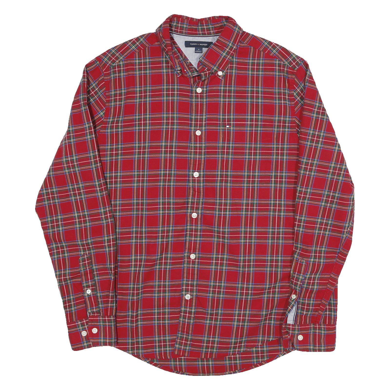 LEVI'S Mens Red Check Shirt M Cotton Blend Long Sleeve Button Collar Casual Refurbished - N/A refurbished available on Cerqular