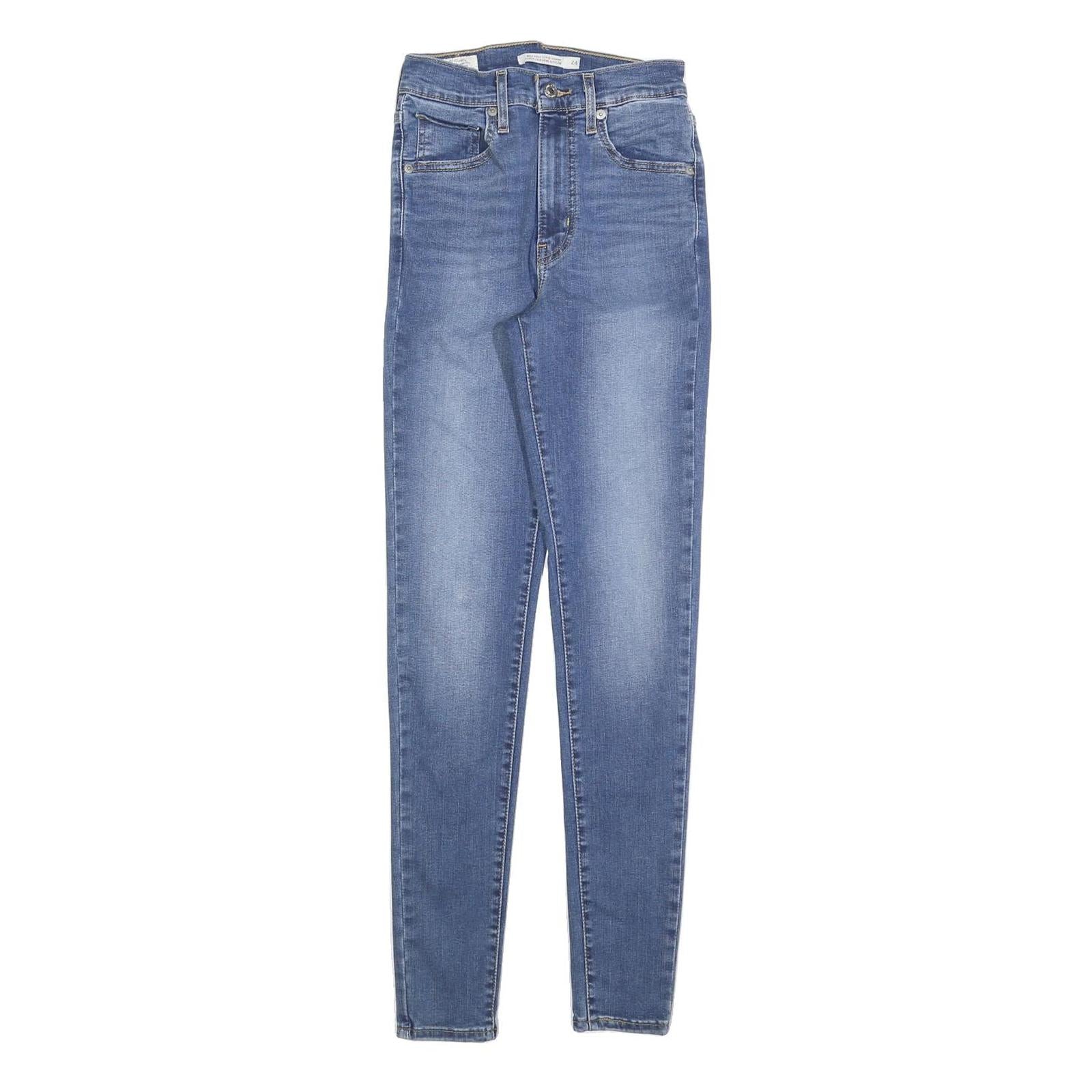 LEVI'S Big E Womens Slim Fit Skinny Denim Jeans Blue W24 L30 Authentic Vintage Refurbished - N/A refurbished available on Cerqular