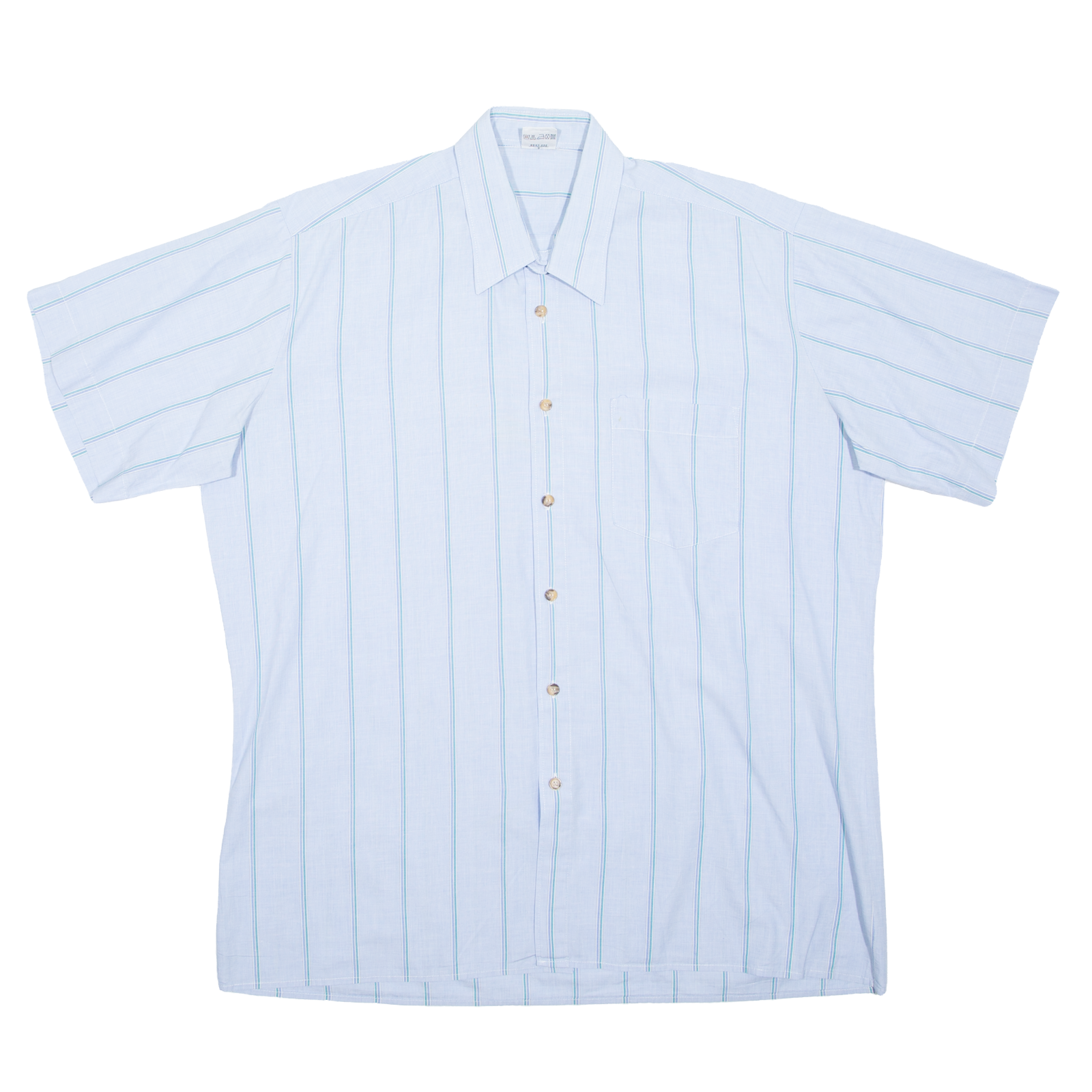 Mens Shirt Blue Striped M Refurbished - N/A refurbished available on Cerqular