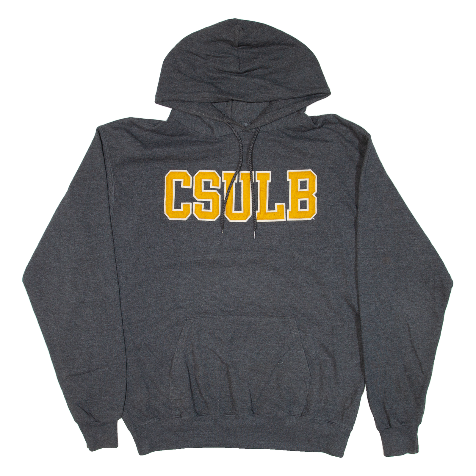 CHAMPION CSULB Mens Grey Hoodie USA L Refurbished - N/A refurbished available on Cerqular