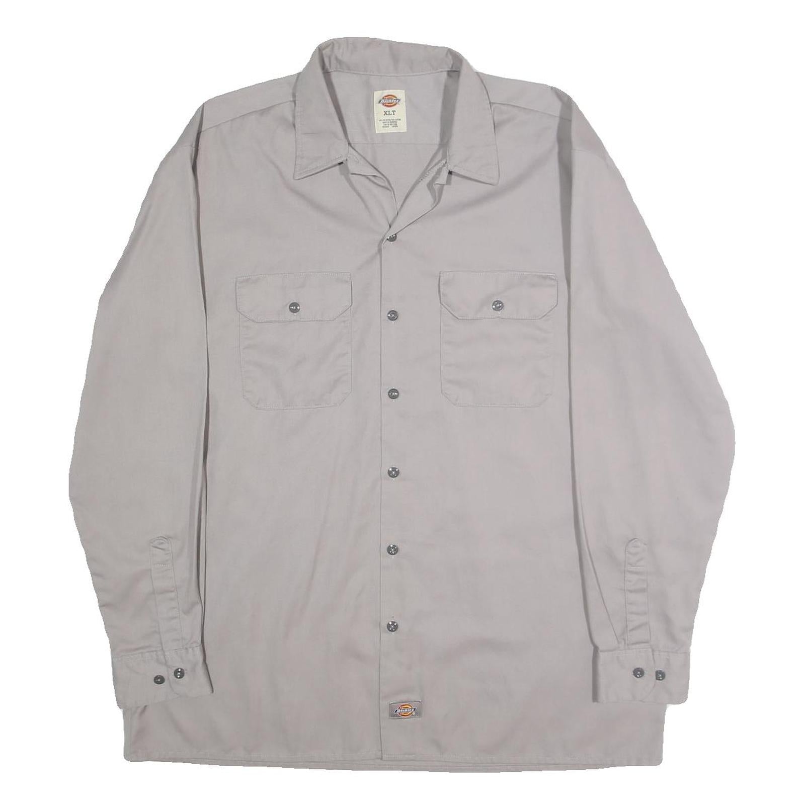 Buy DICKIES Mens Grey Work Shirt XL Polyester Blend Long Sleeve Button Closure Refurbished - $38.99 DICKIES Mens Grey Work Shirt XL Polyester Blend Long Sleeve Button Closure Refurbished - N/A refurbished available on Cerqular