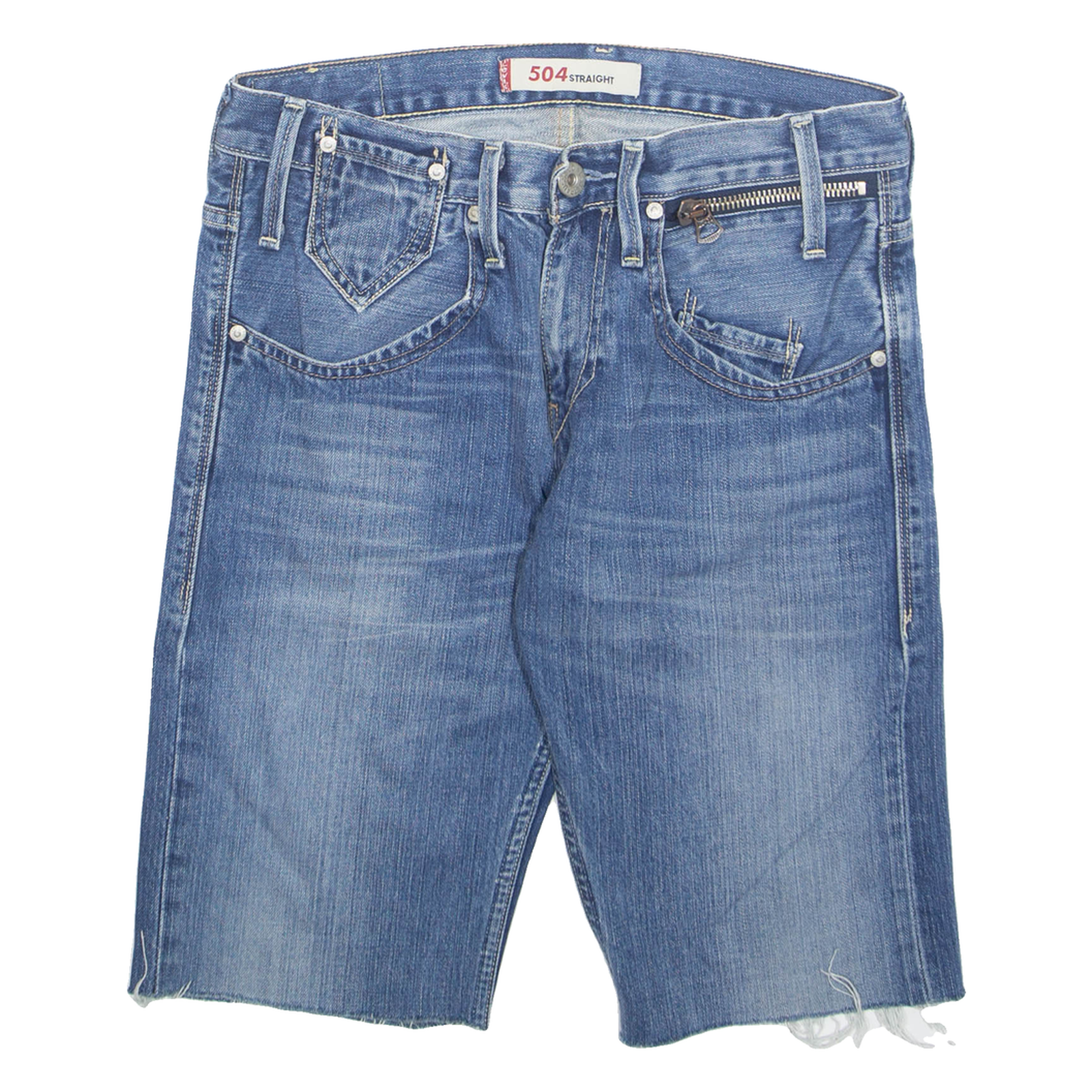 LEVI'S Cut Off Mens Pedal Pushers Shorts Blue M W30 Refurbished - N/A refurbished available on Cerqular