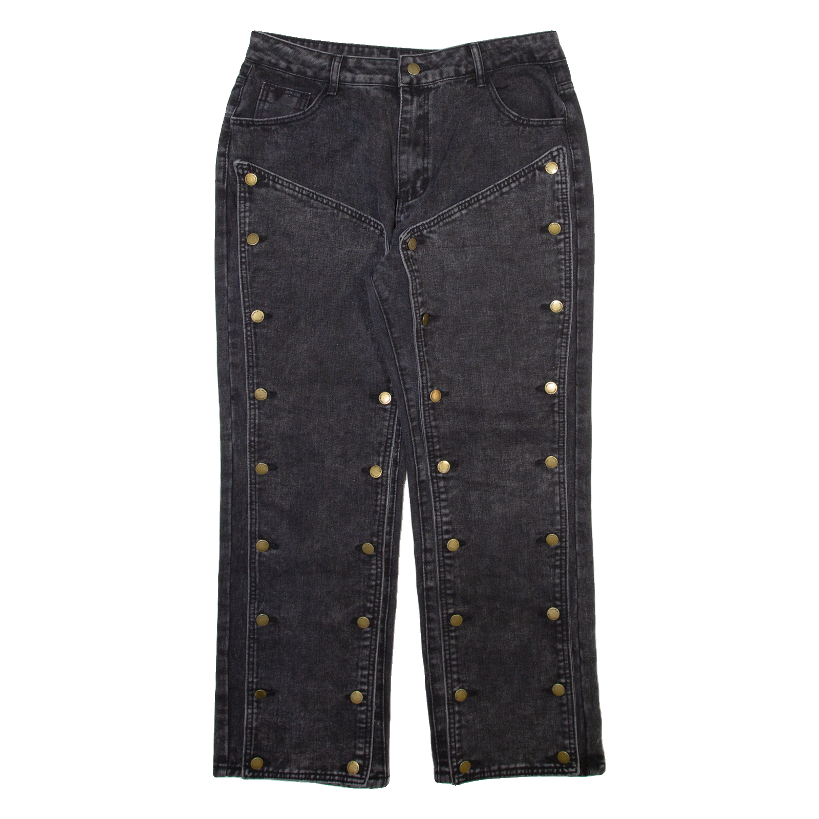 FALMER HERITAGE Womens Jeans Grey Relaxed Straight Stone Wash W32 L28 Refurbished - N/A refurbished available on Cerqular