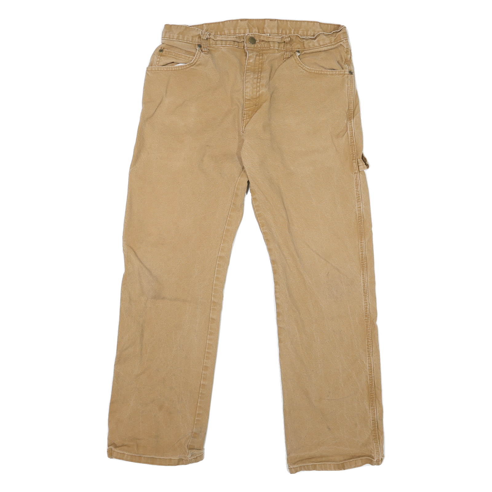 DICKIES Mens Jeans Beige Relaxed Straight Denim Medium W32 L27 Workwear Utility Refurbished - N/A refurbished available on Cerqular