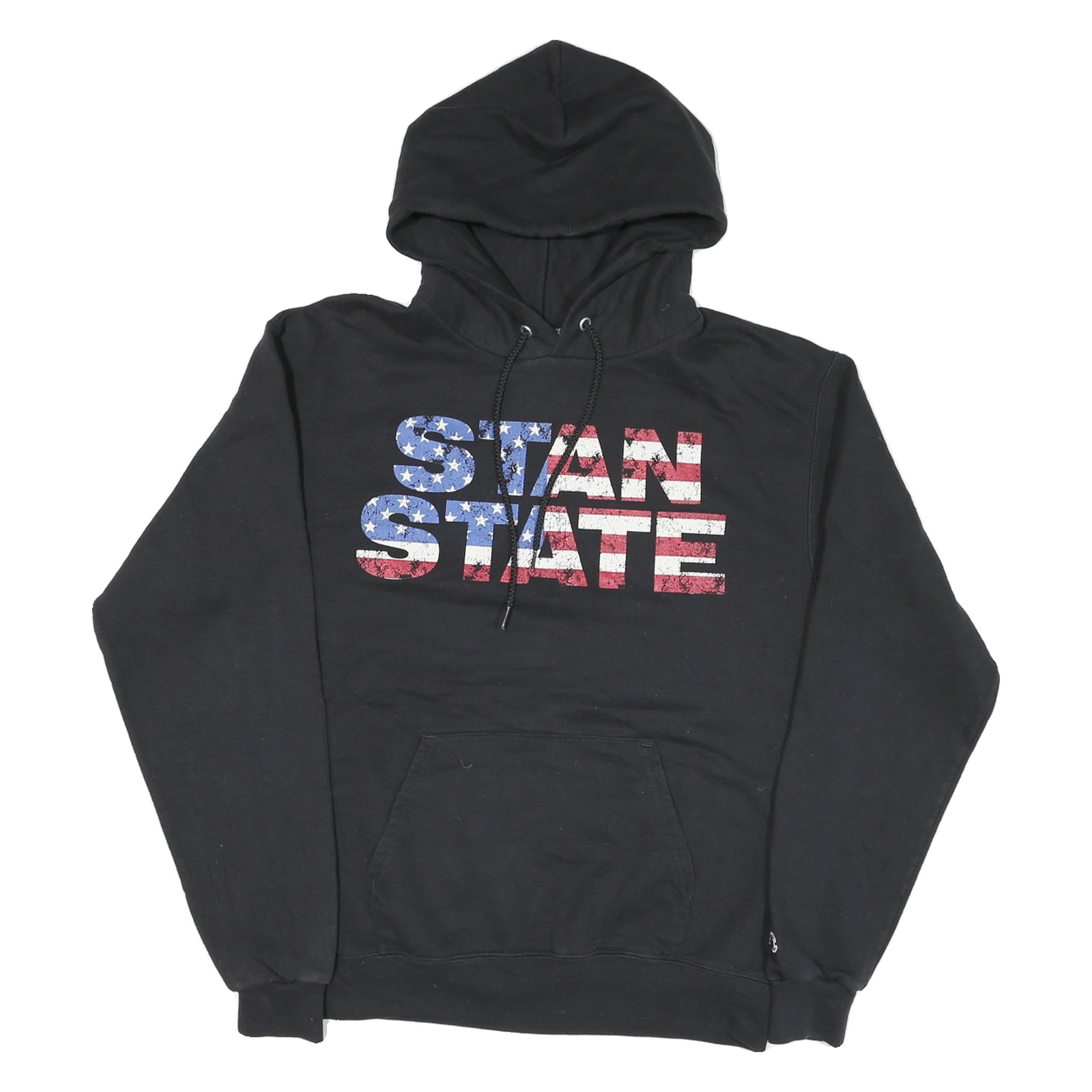 CHAMPION Mens Black Stand State Pullover Hoodie M Cotton Blend Casual Refurbished - N/A refurbished available on Cerqular