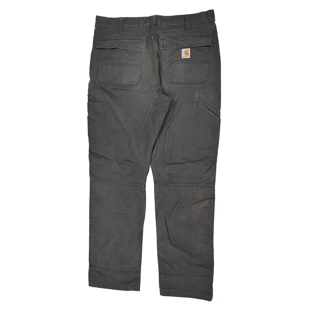 Carhartt Cargo Trousers - 36W 34L Grey Cotton Blend Refurbished - Thrifted (note: this is a term often used to describe second- refurbished available on Cerqular