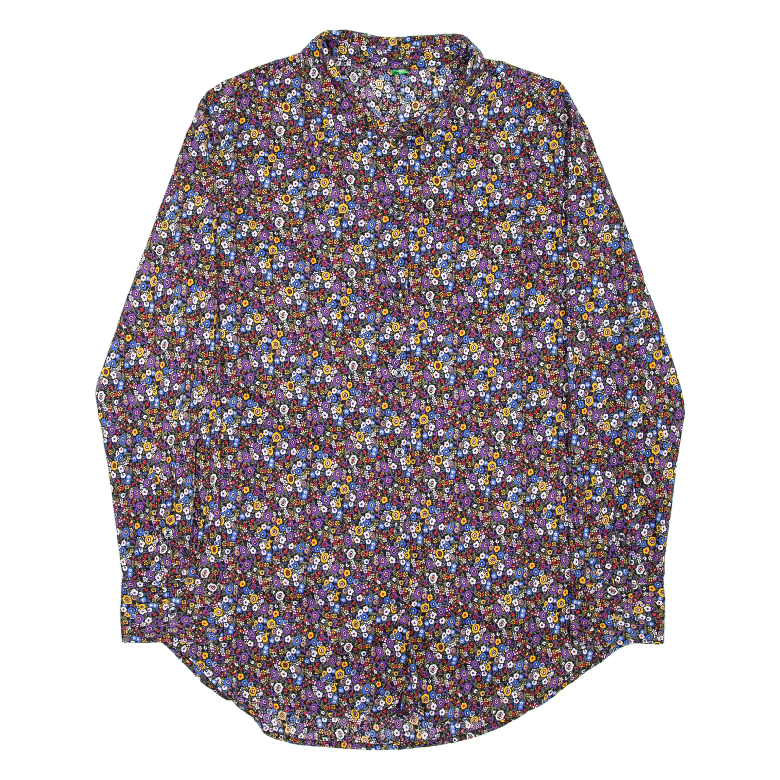 Buy BENETTON Womens Shirt Purple Floral Long Sleeve S Refurbished - $28.59 BENETTON Womens Shirt Purple Floral Long Sleeve S Refurbished - N/A refurbished available on Cerqular