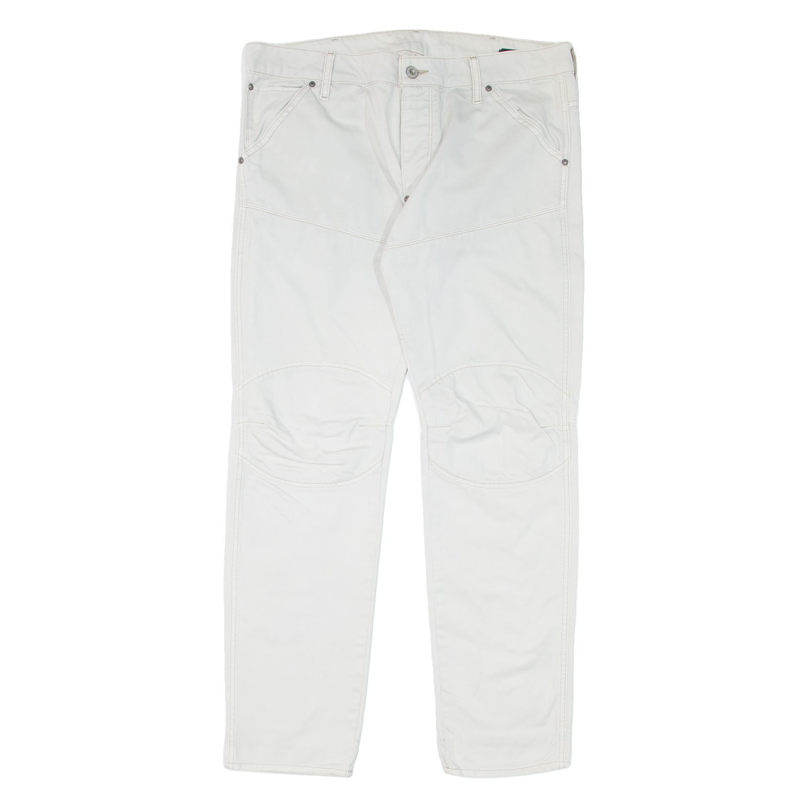 G-STAR RAW Mens Trousers Grey Slim Straight W33 L30 Refurbished - N/A refurbished available on Cerqular