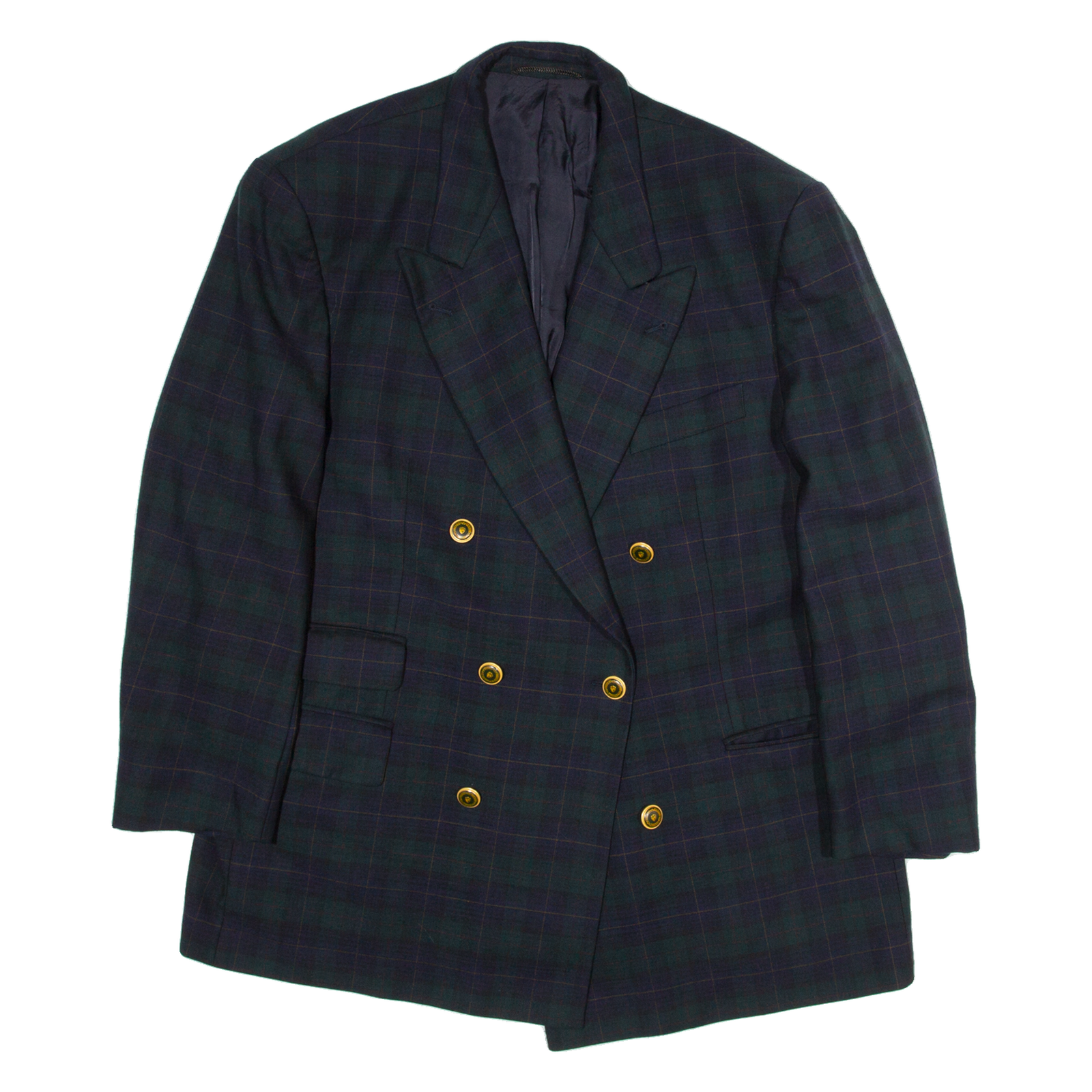 Womens Blazer Coat Green Check M Refurbished - N/A refurbished available on Cerqular