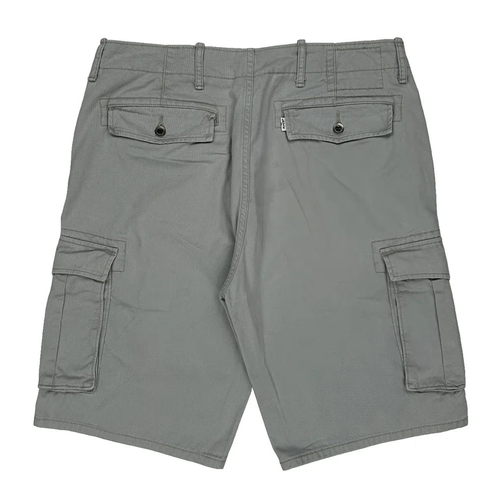 Buy Levis Cargo Cargo Shorts - 34W 10L Grey Cotton Refurbished - $22.77 Levis Cargo Cargo Shorts - 34W 10L Grey Cotton Refurbished - Thrifted (note: this is a term often used to describe second- refurbished available on Cerqular