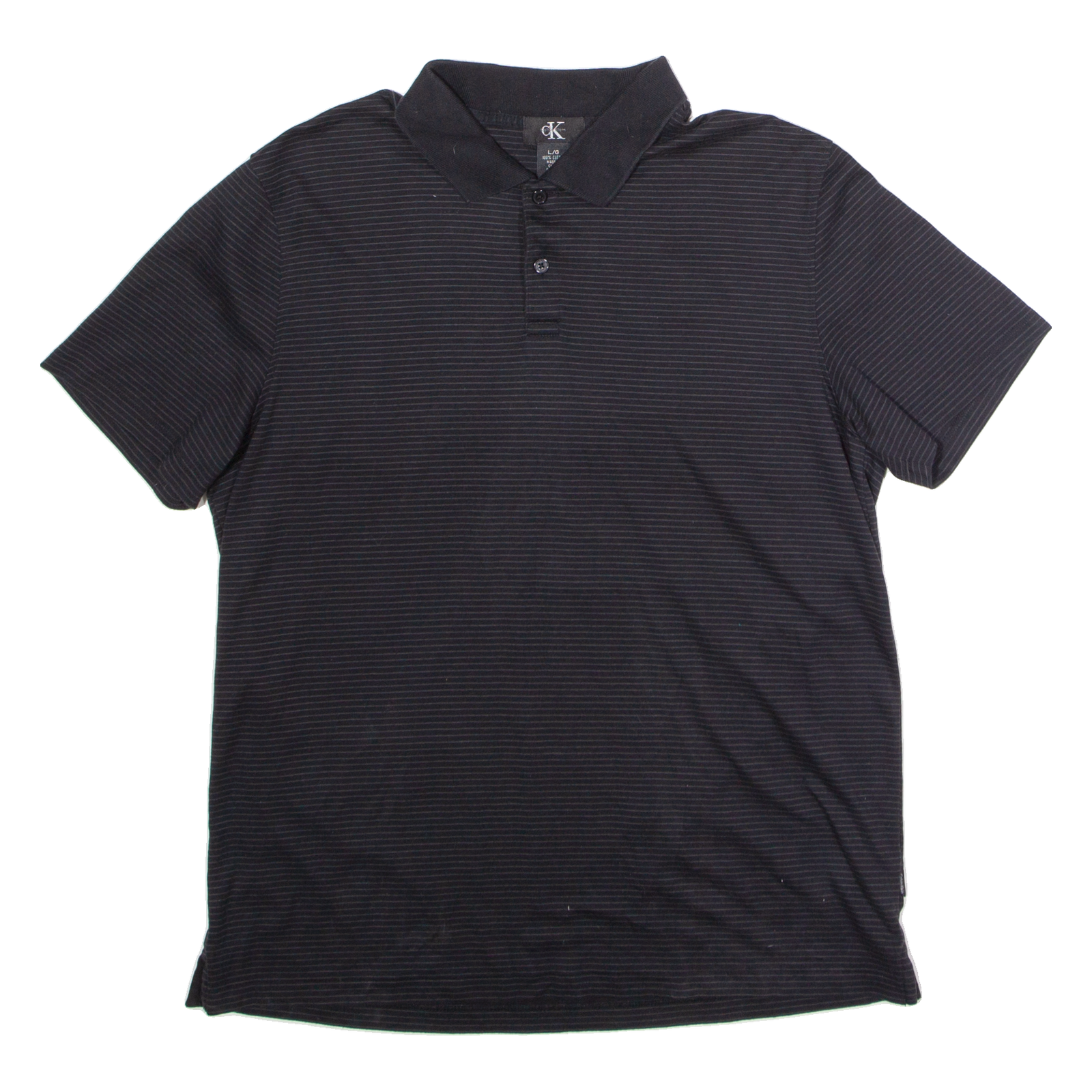 Buy CALVIN KLEIN Mens Polo Shirt Black Striped L Refurbished - $25.99 CALVIN KLEIN Mens Polo Shirt Black Striped L Refurbished - N/A refurbished available on Cerqular