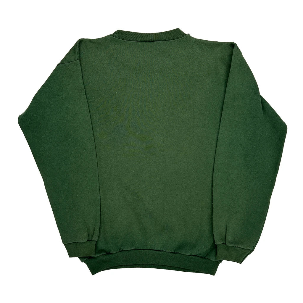 Made In USA, Green Bay Packers Logo Athletics Nfl Sweatshirt - XL Green Cotton Refurbished - Thrifted (note: this is a term often used to describe second- refurbished available on Cerqular