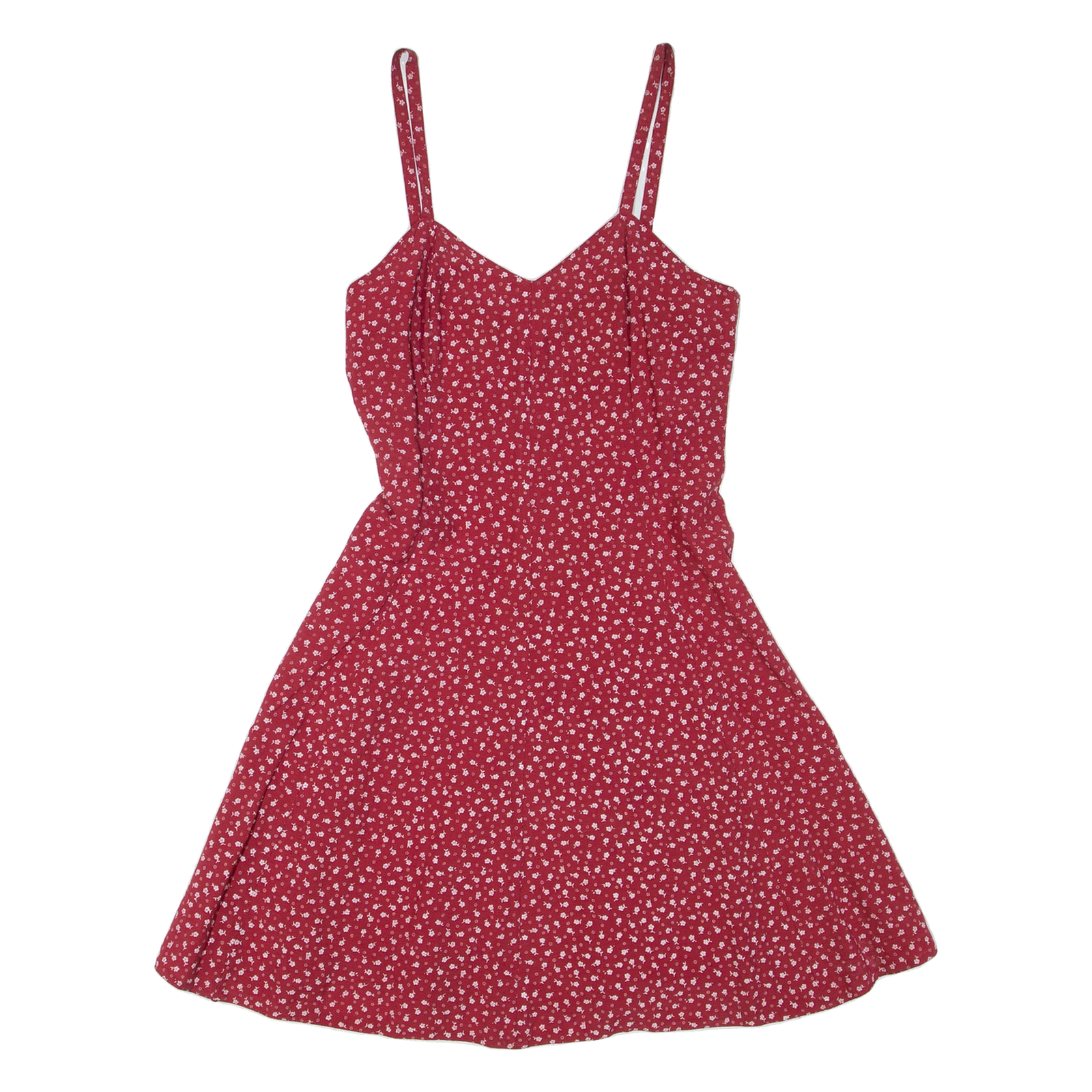 Womens Minnie Dress Red Floral Sleeveless Short S Refurbished - N/A refurbished available on Cerqular
