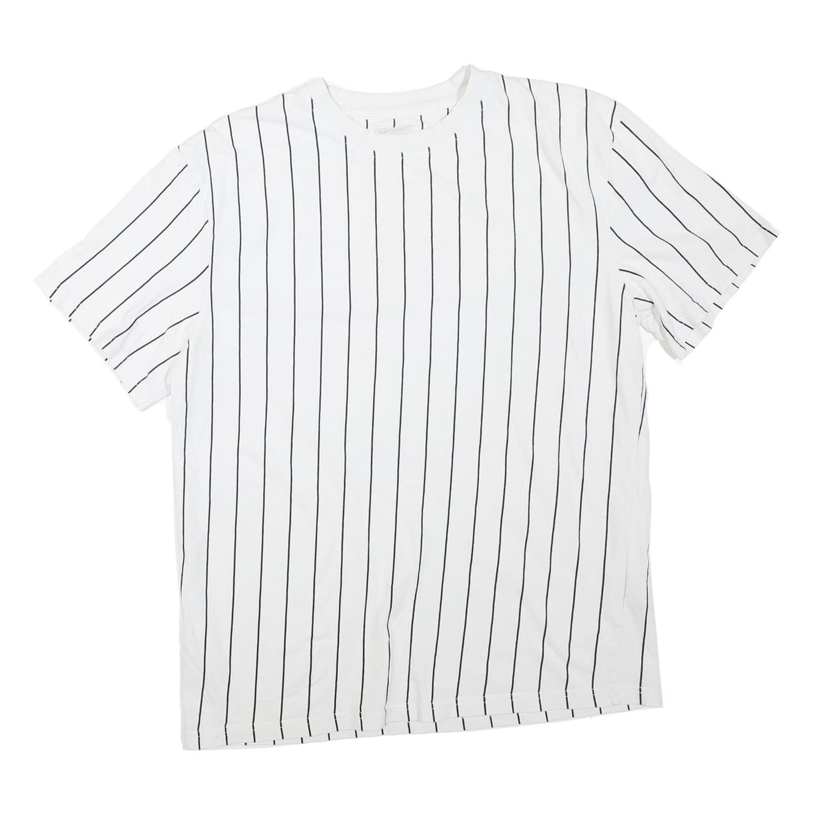Buy KARL KANI Mens White & Black Stripe T-Shirt M Short Sleeve Crew Neck Cotton Refurbished - $41.59 KARL KANI Mens White & Black Stripe T-Shirt M Short Sleeve Crew Neck Cotton Refurbished - N/A refurbished available on Cerqular
