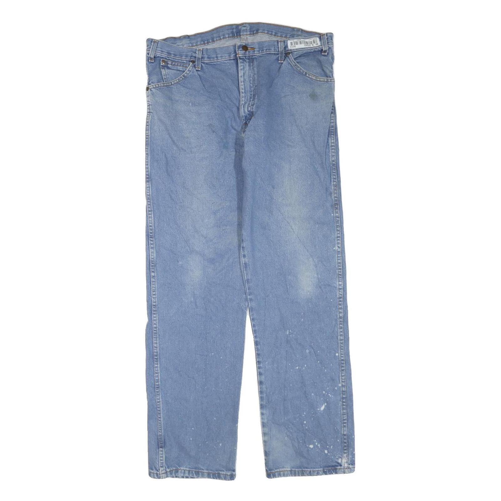 DICKIES Mens Jeans Blue Regular Straight Denim Medium W38 L34 Classic Fit Refurbished - N/A refurbished available on Cerqular