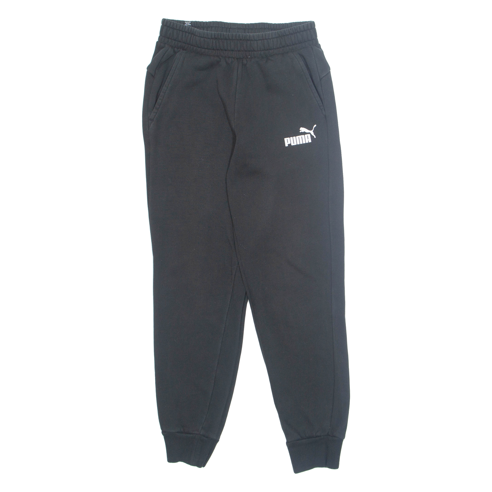 PUMA Womens Joggers Black Tapered S W24 L27 Refurbished - N/A refurbished available on Cerqular