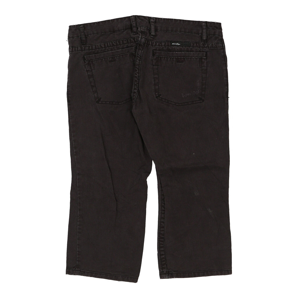 Oakley Skinny Jeans - 32W 20L Black Cotton Blend Refurbished - Thrifted (note: this is a term often used to describe second- refurbished available on Cerqular