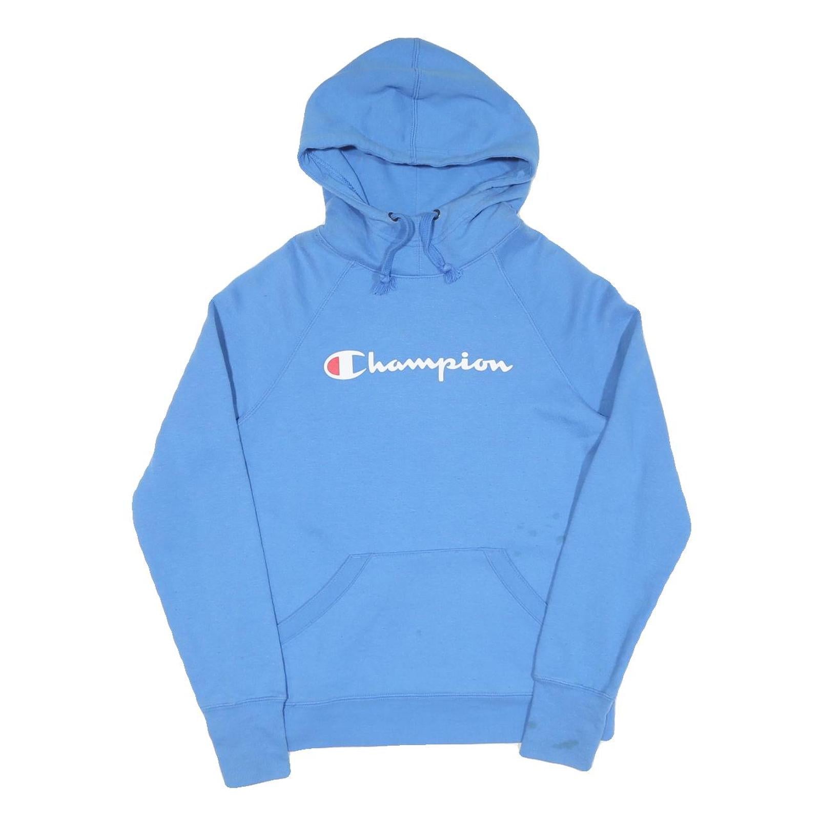Buy CHAMPION Mens Blue Pullover Hoodie XS Cotton Classic Logo Hoodie Refurbished - $29.89 CHAMPION Mens Blue Pullover Hoodie XS Cotton Classic Logo Hoodie Refurbished - N/A refurbished available on Cerqular