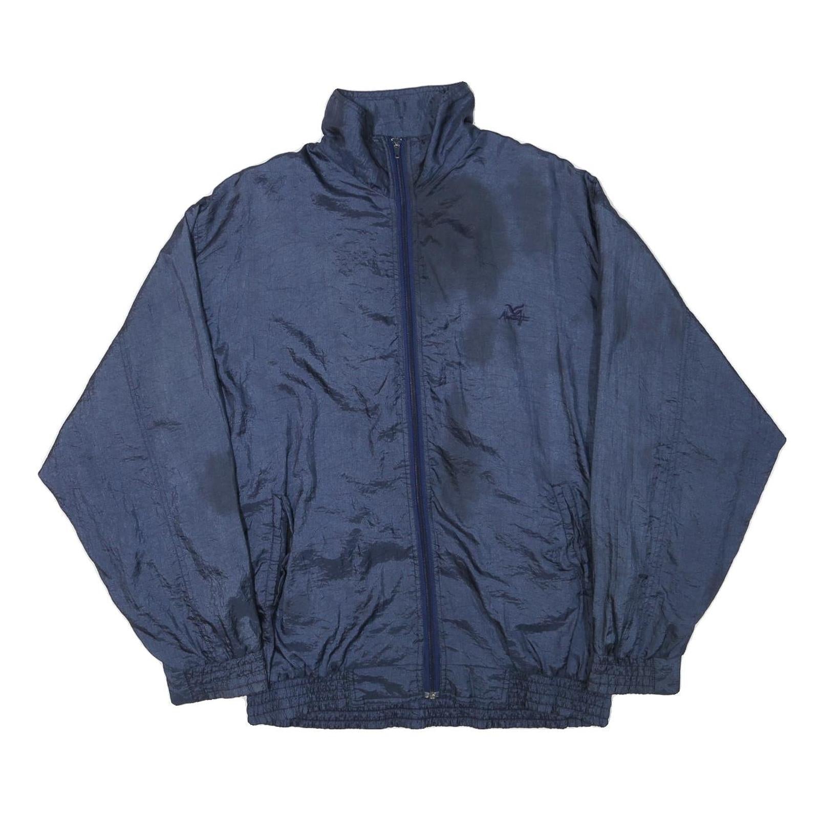 ALUMCOTT Mens Blue Nylon Jacket XL Polyester Blend Zip Closure Lightweight Refurbished - N/A refurbished available on Cerqular